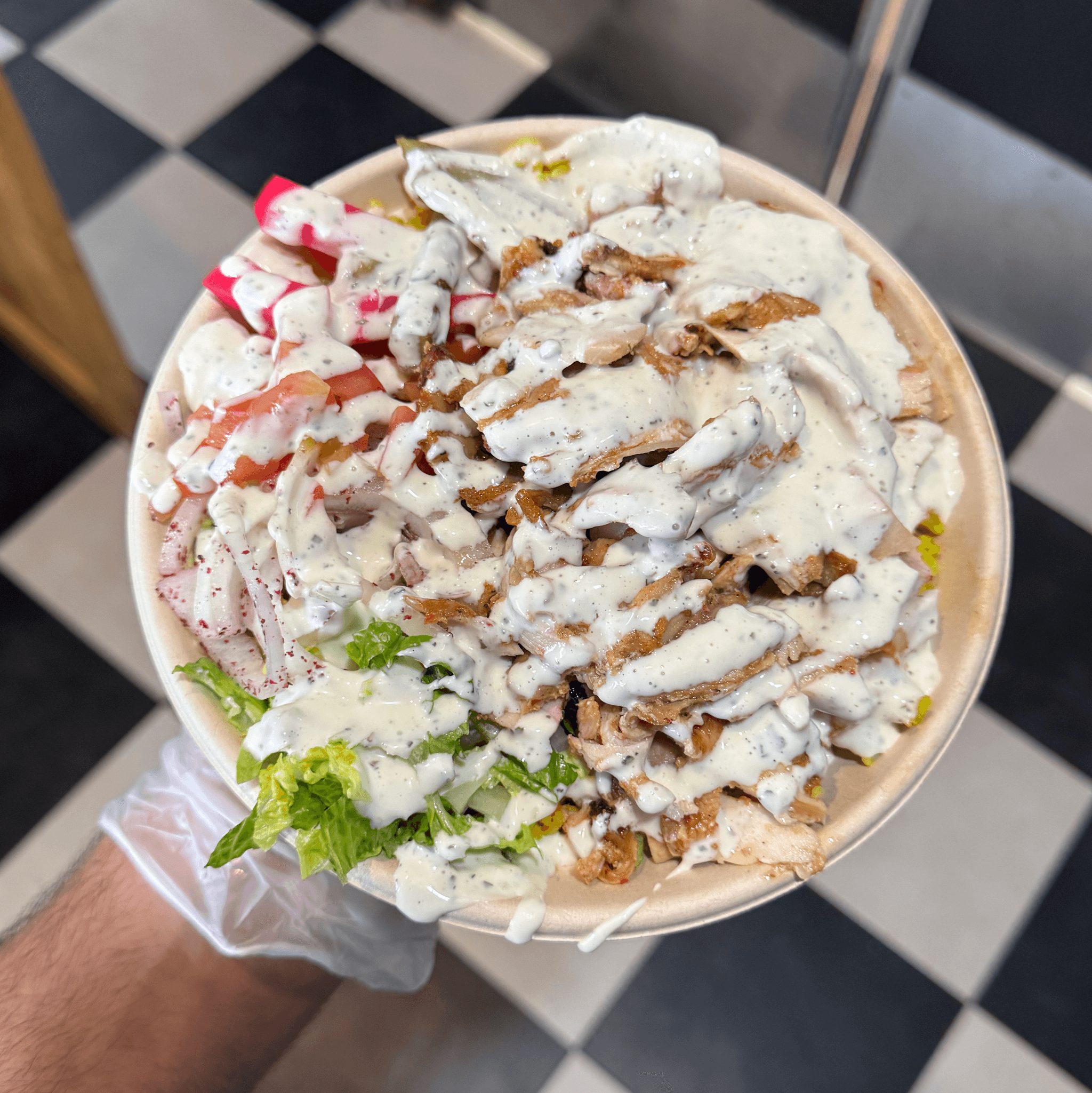 Chicken Gyro Bowl.