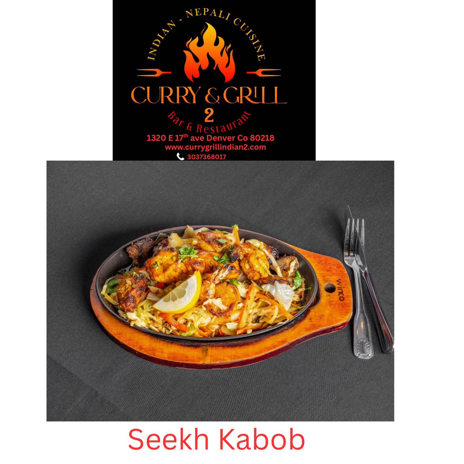 Seekh Kabob.