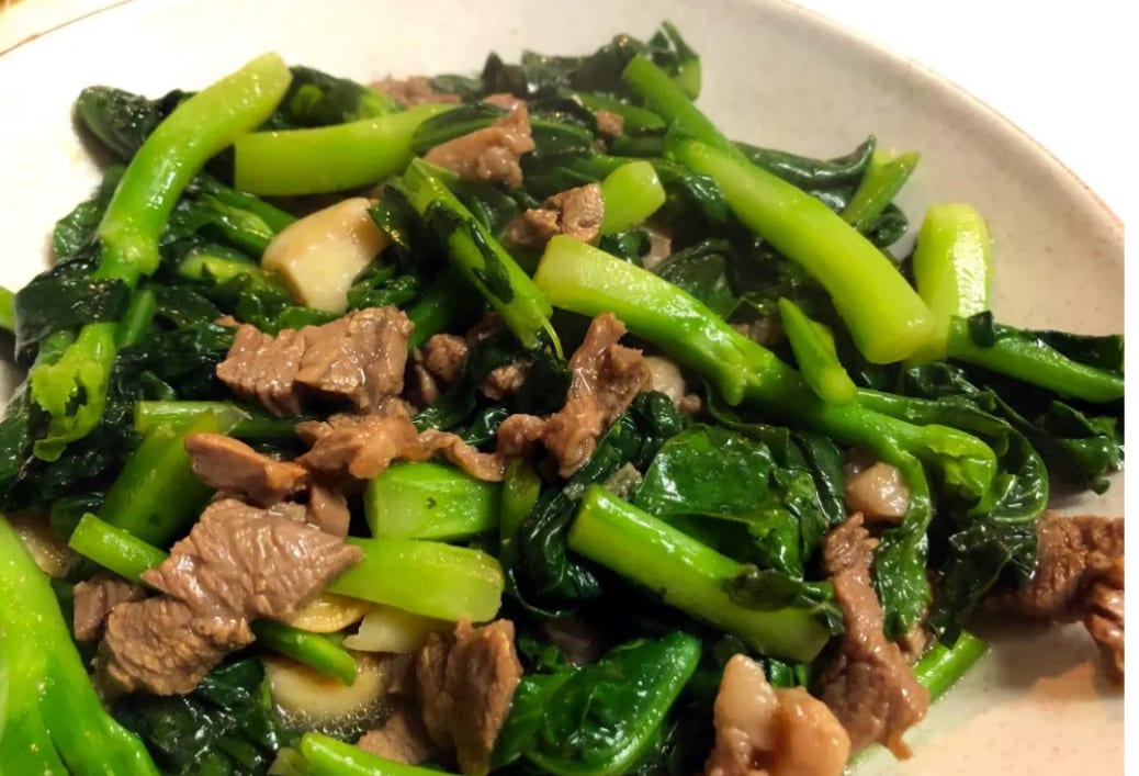Sautéed Chinese Broccoli.