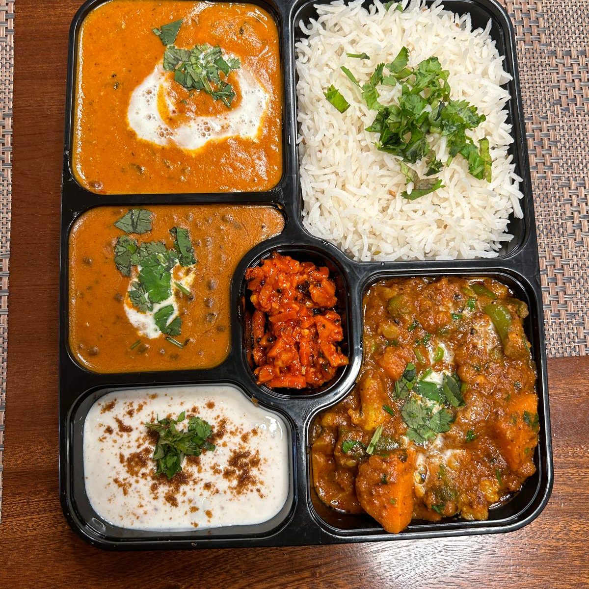 Chicken Thali.