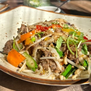 Impossible Garlic Noodles