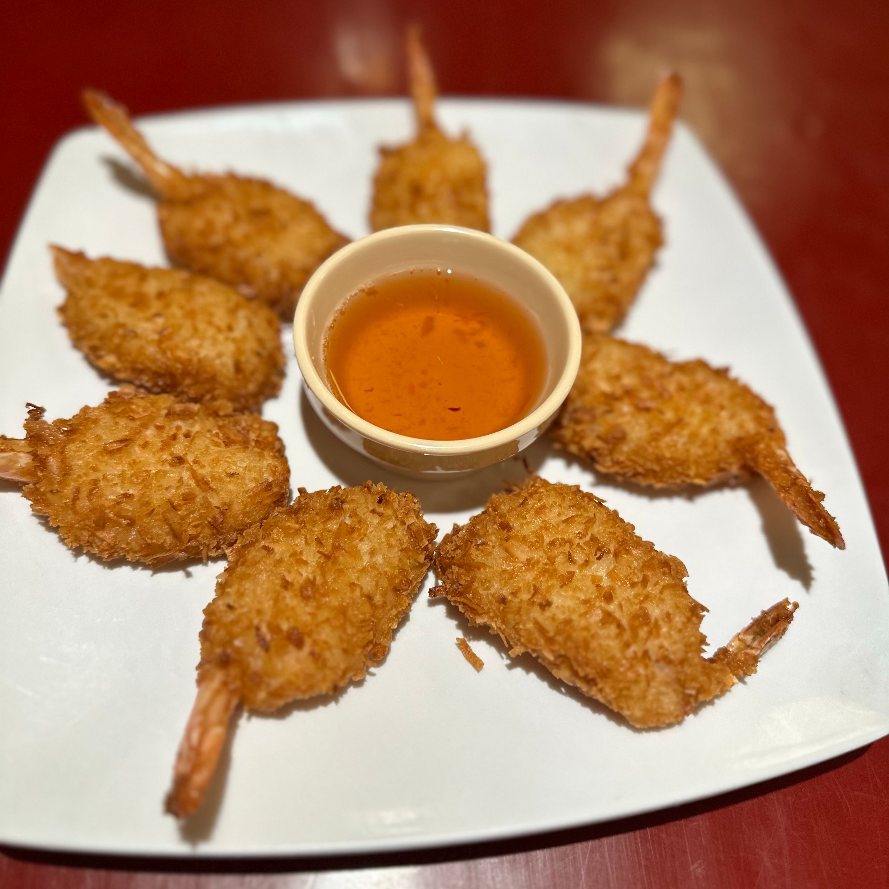 Coconut Butter Shrimp.