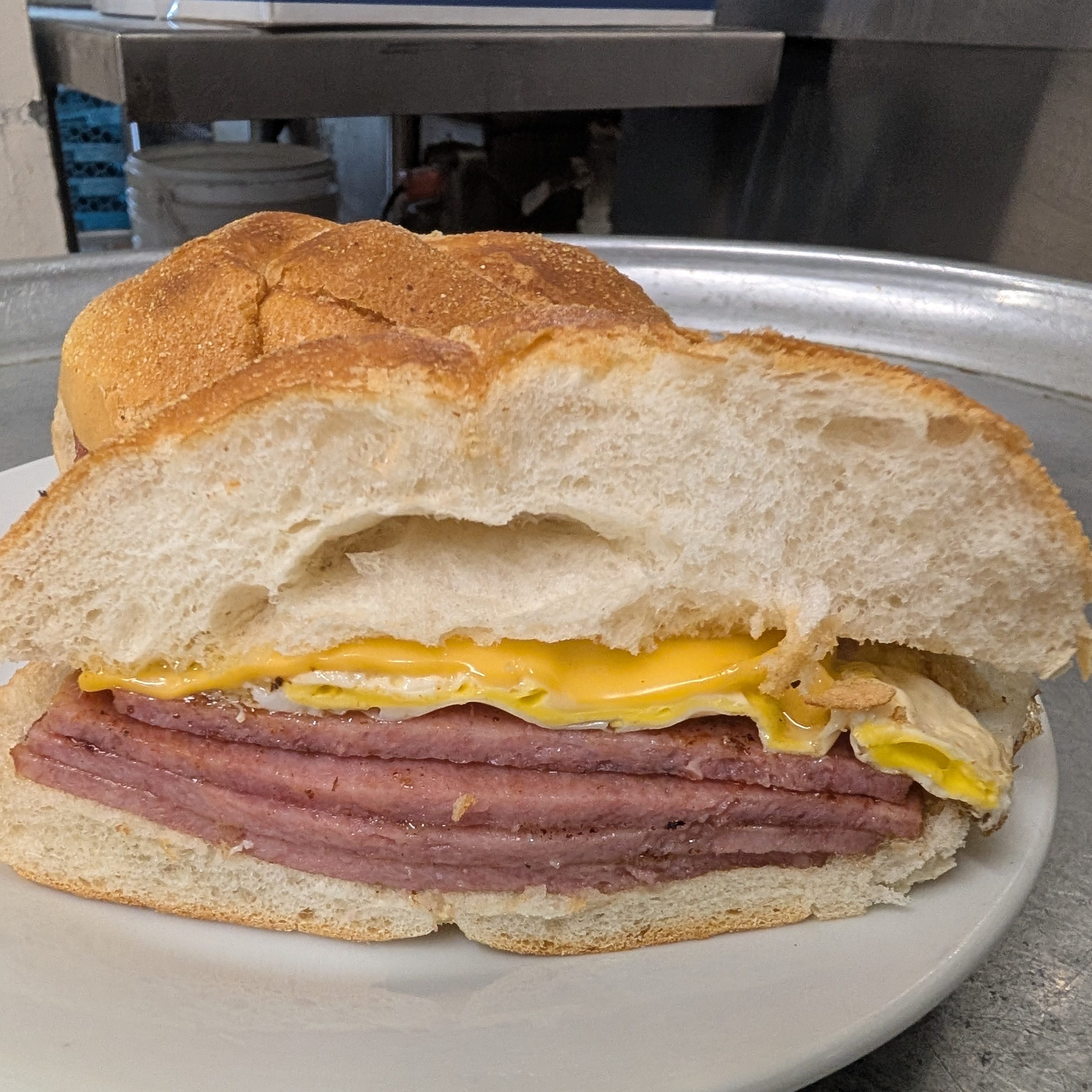 Taylor Ham Sandwich.