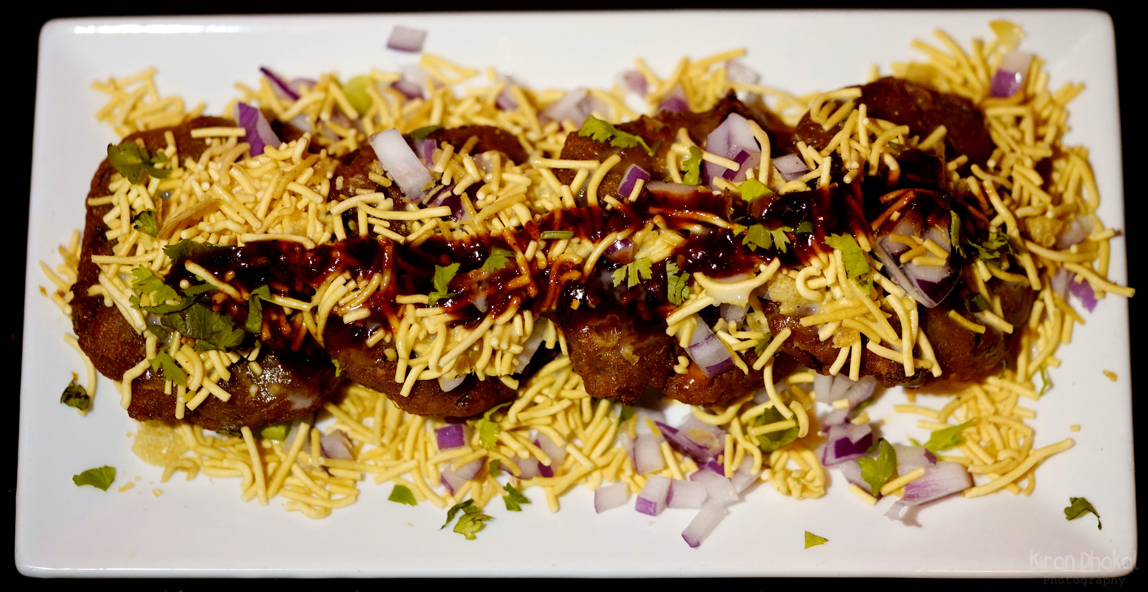 Aloo Tikki Chaat.