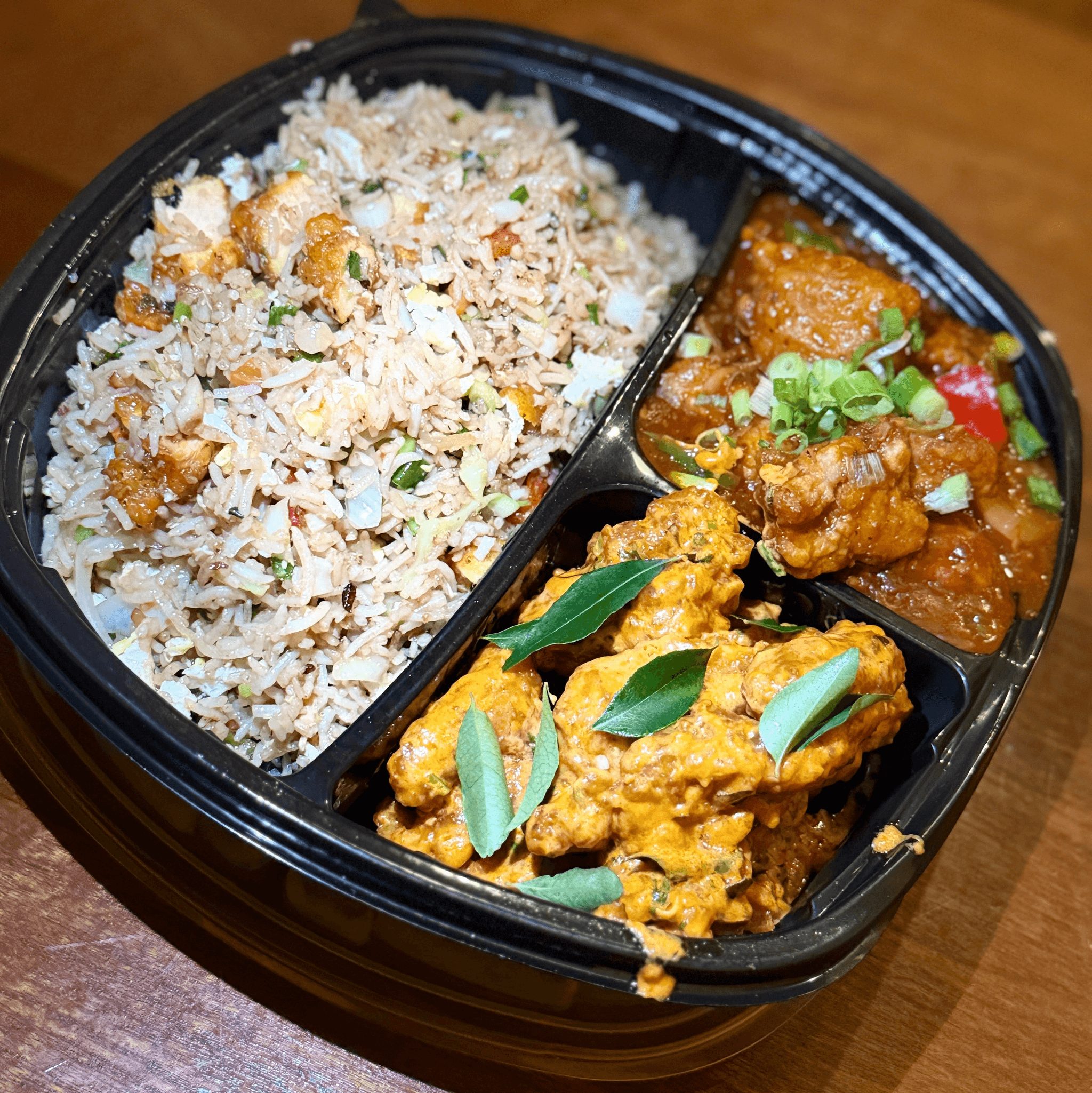 Indo Chinese Chicken Combo.