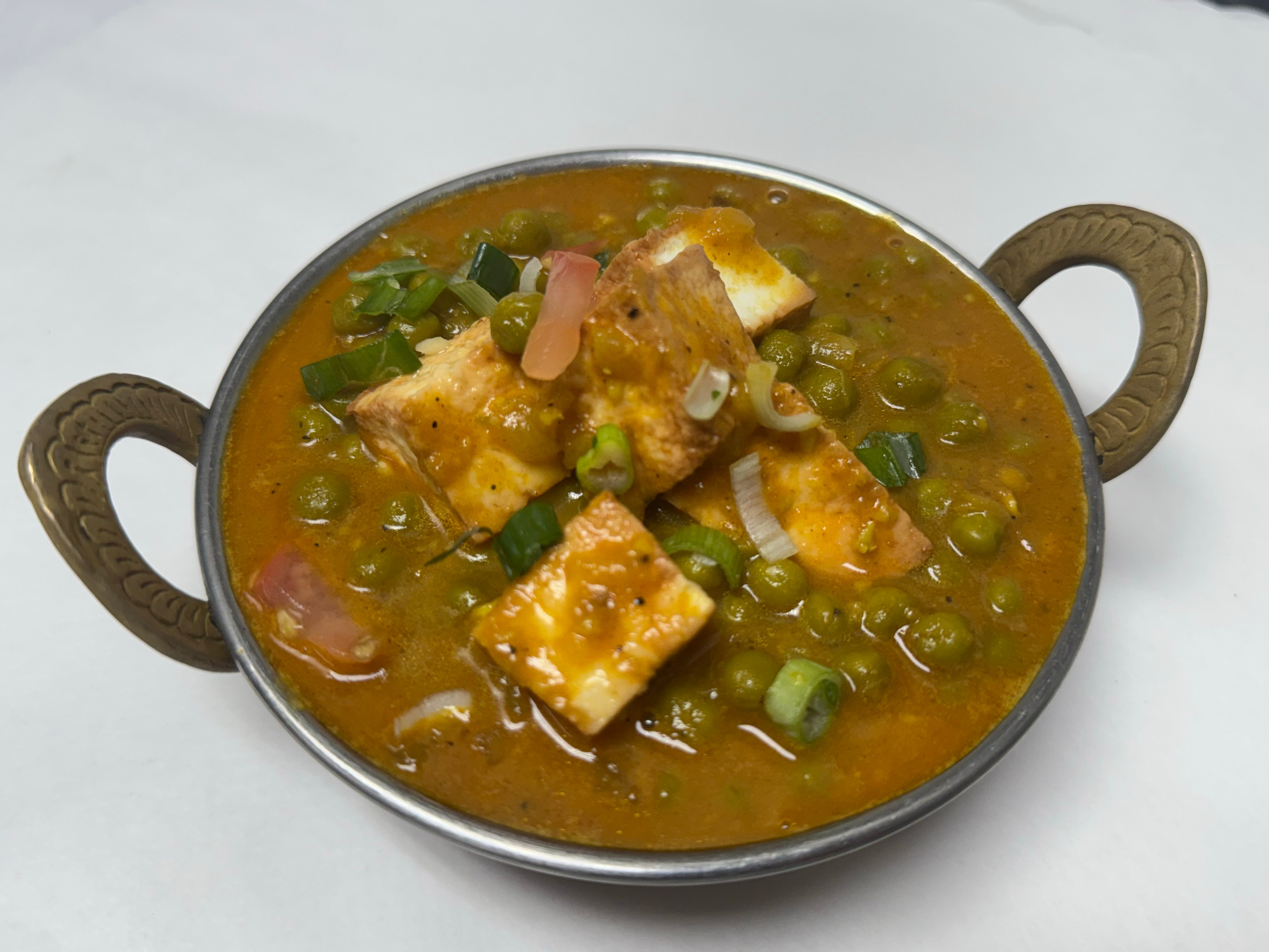 Mattar Paneer.