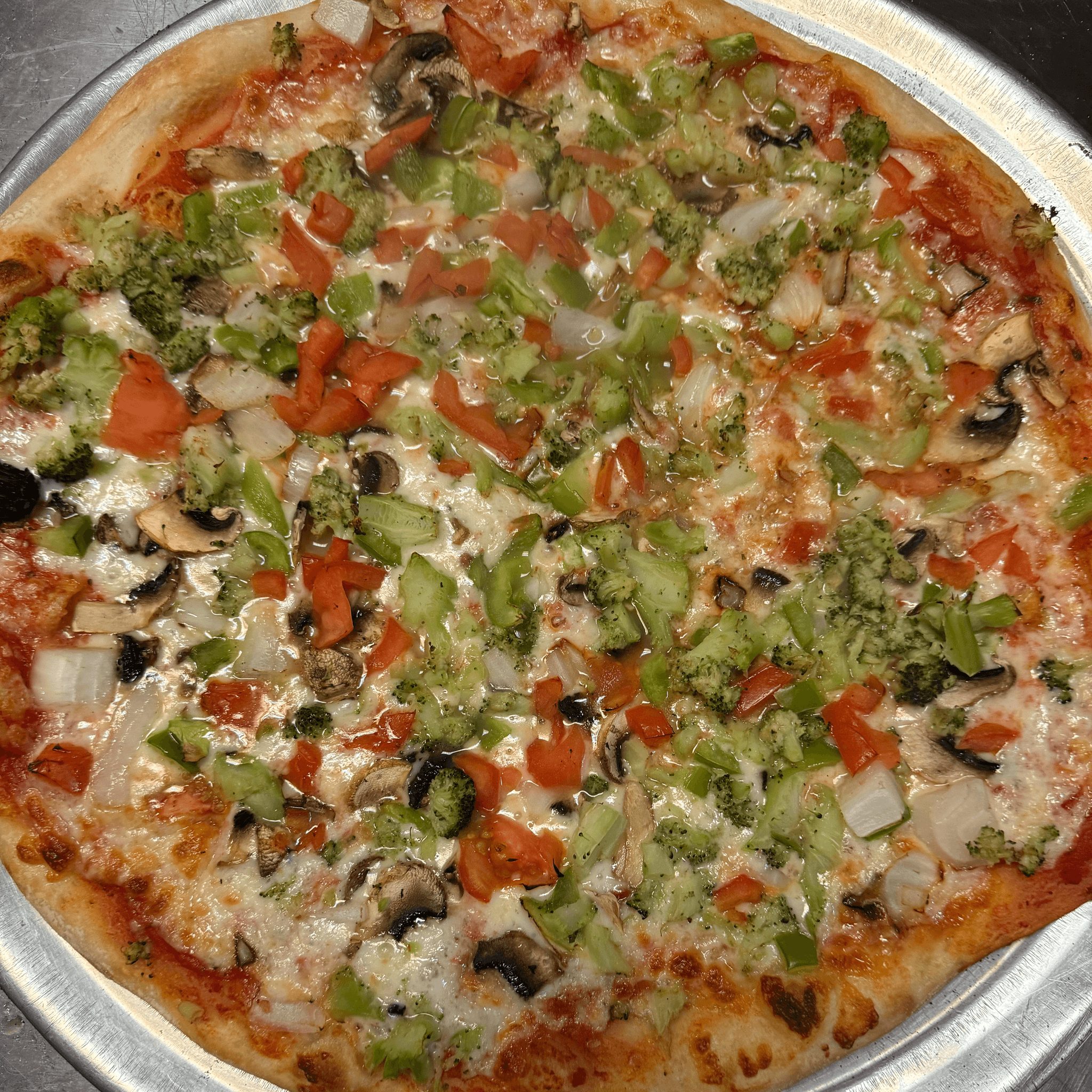 10'' Veggie Lover Pizza.