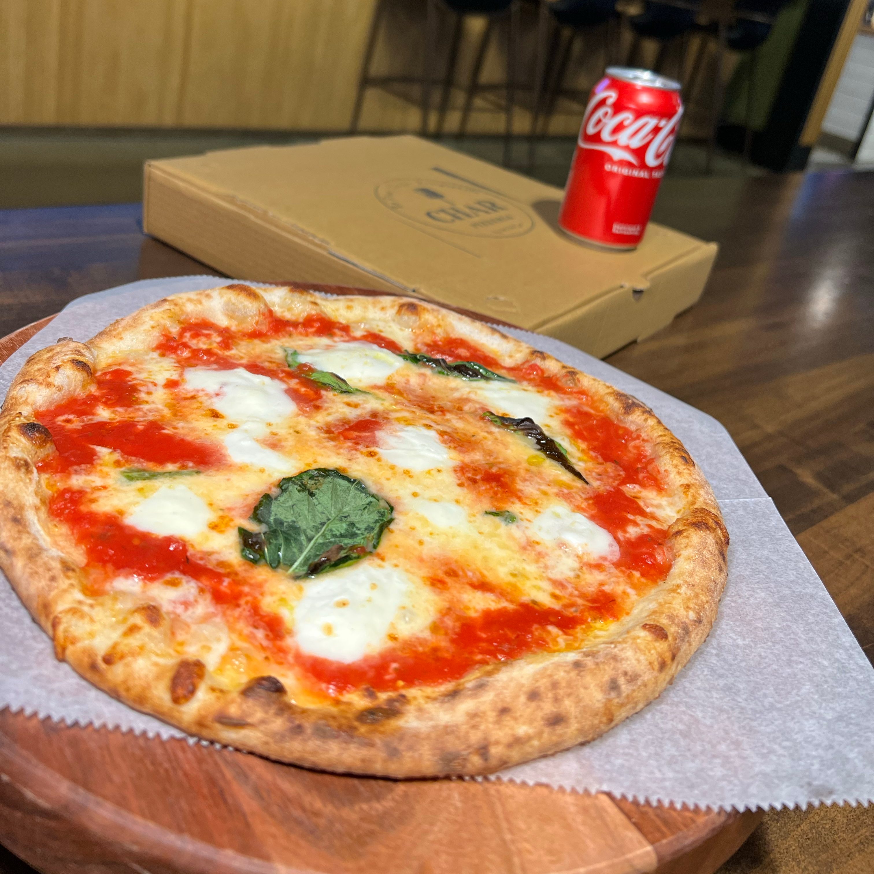 10" Margherita Pizza + Side Of Salad + Soft Drink.