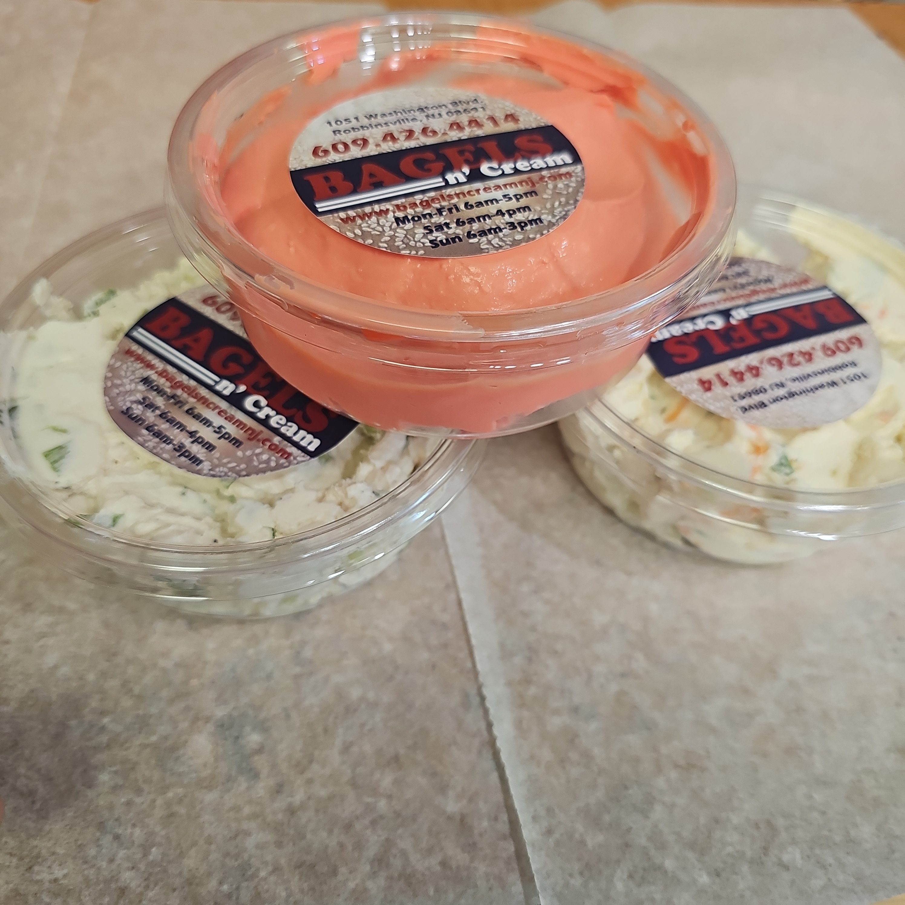 Specialty Cream Cheeses.