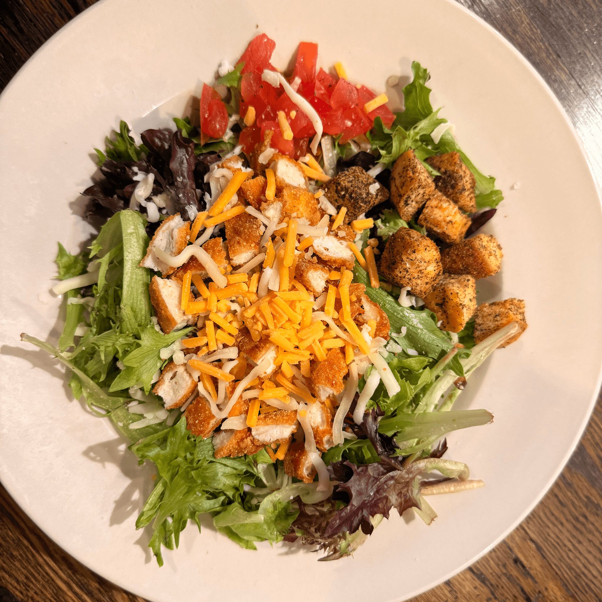 Fried Chicken Salad.