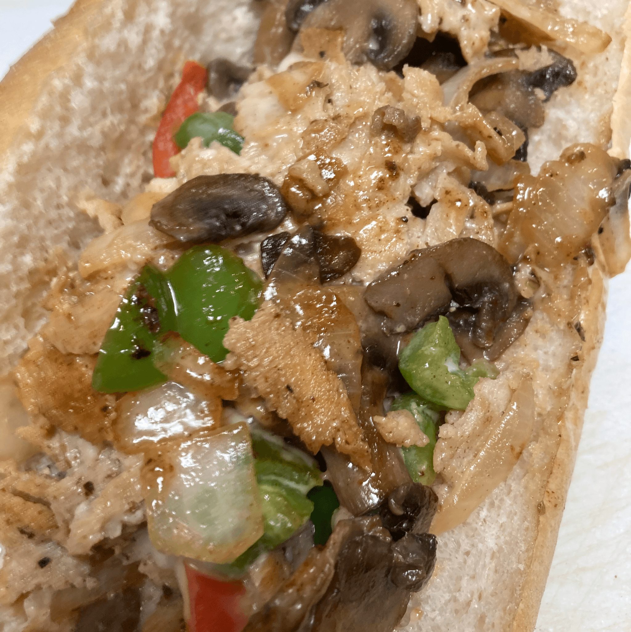 Ultimate Chicken Cheesesteak.