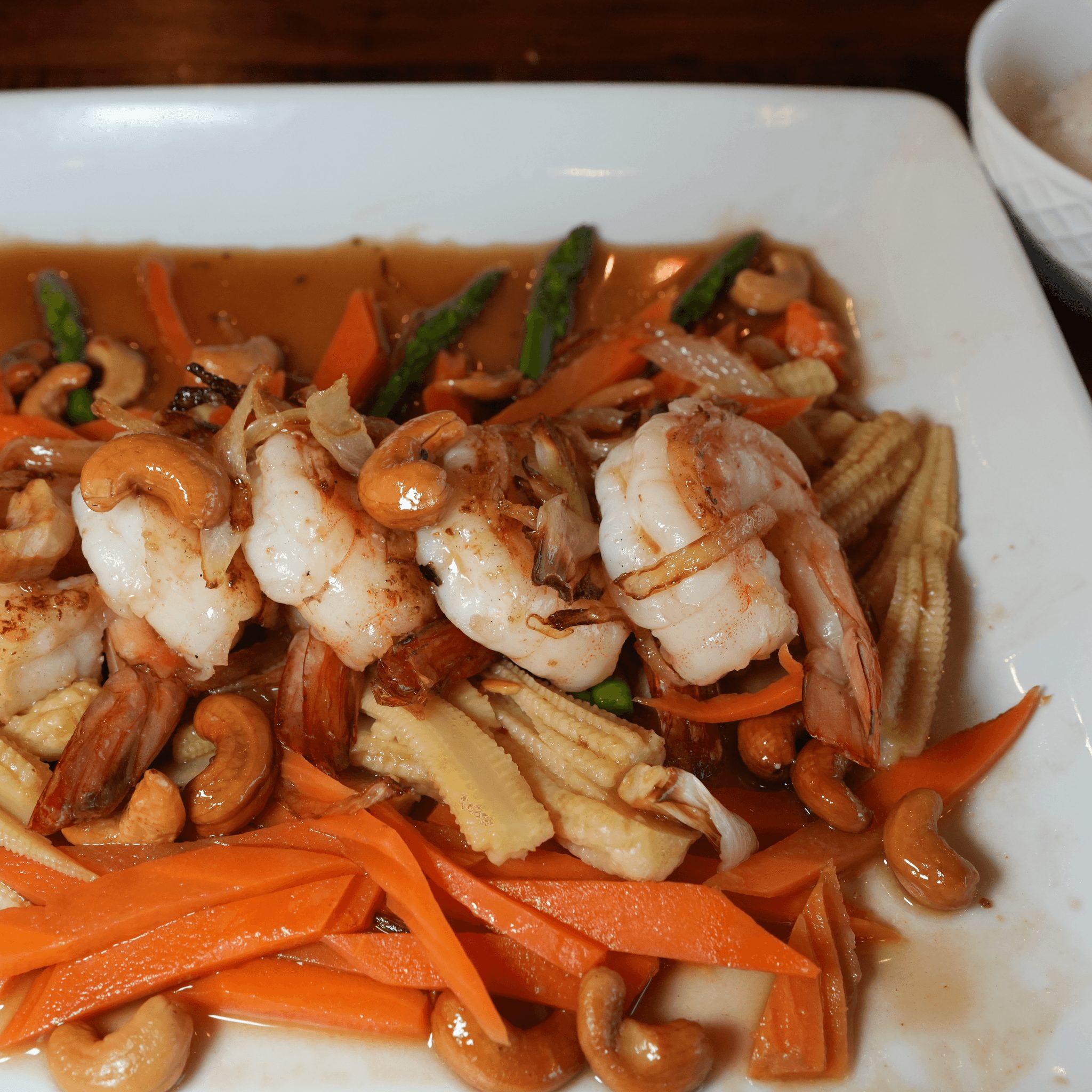 Tamarind Jumbo Shrimp.