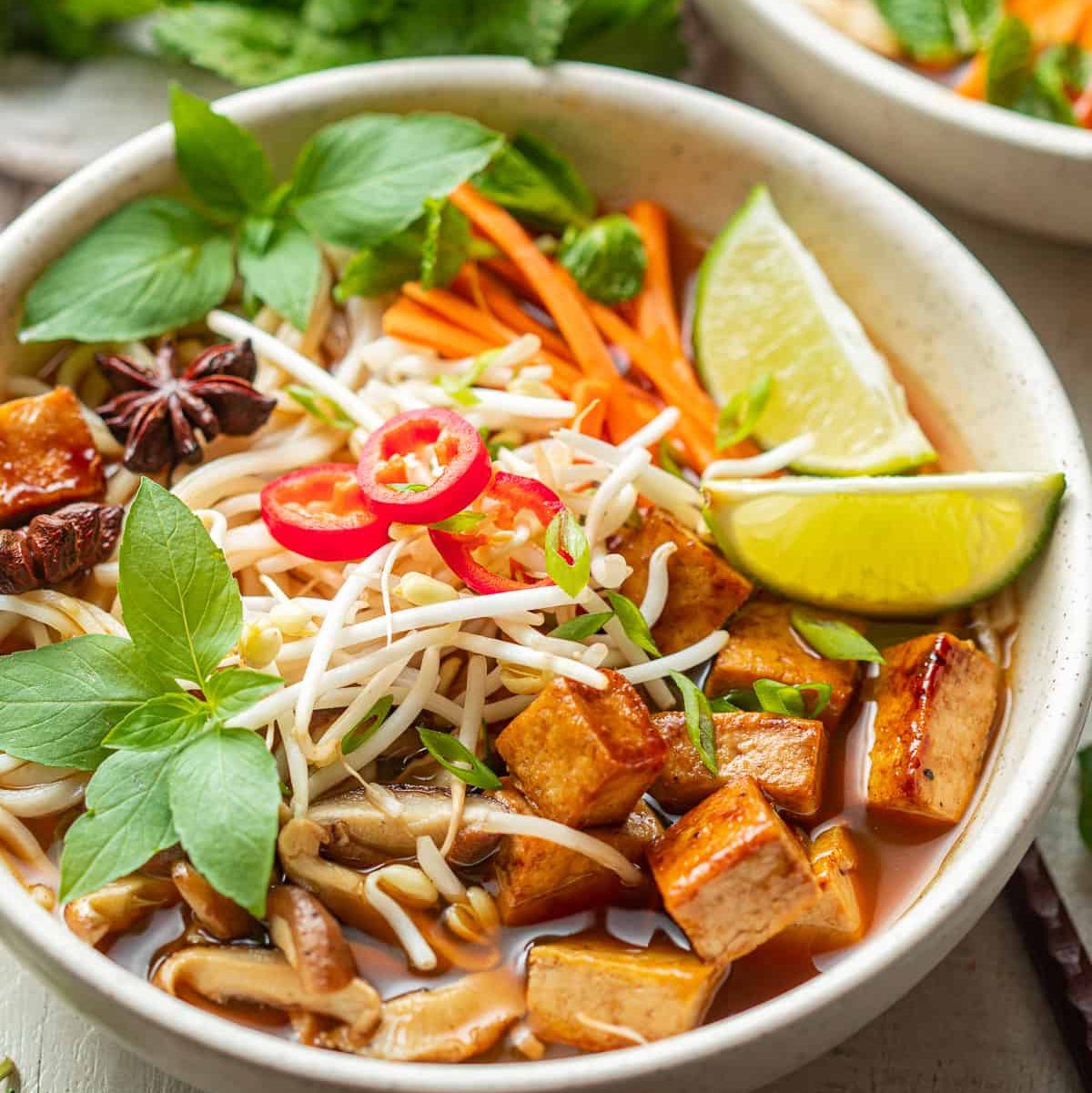 Vegetable Pho Bowl.