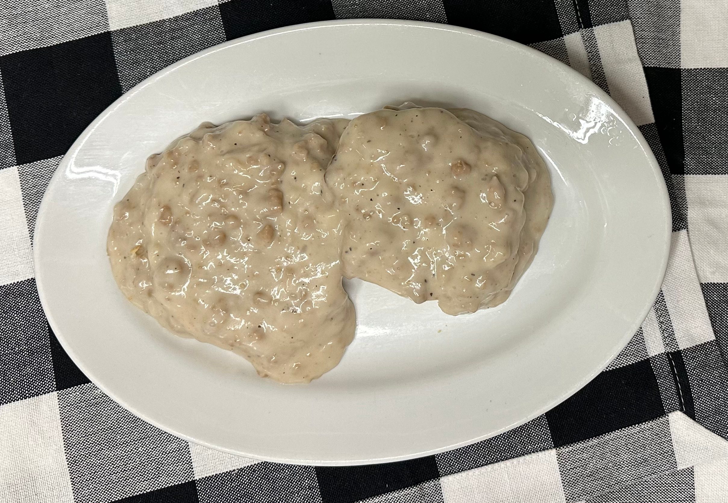 Biscuit and Sausage Gravy.