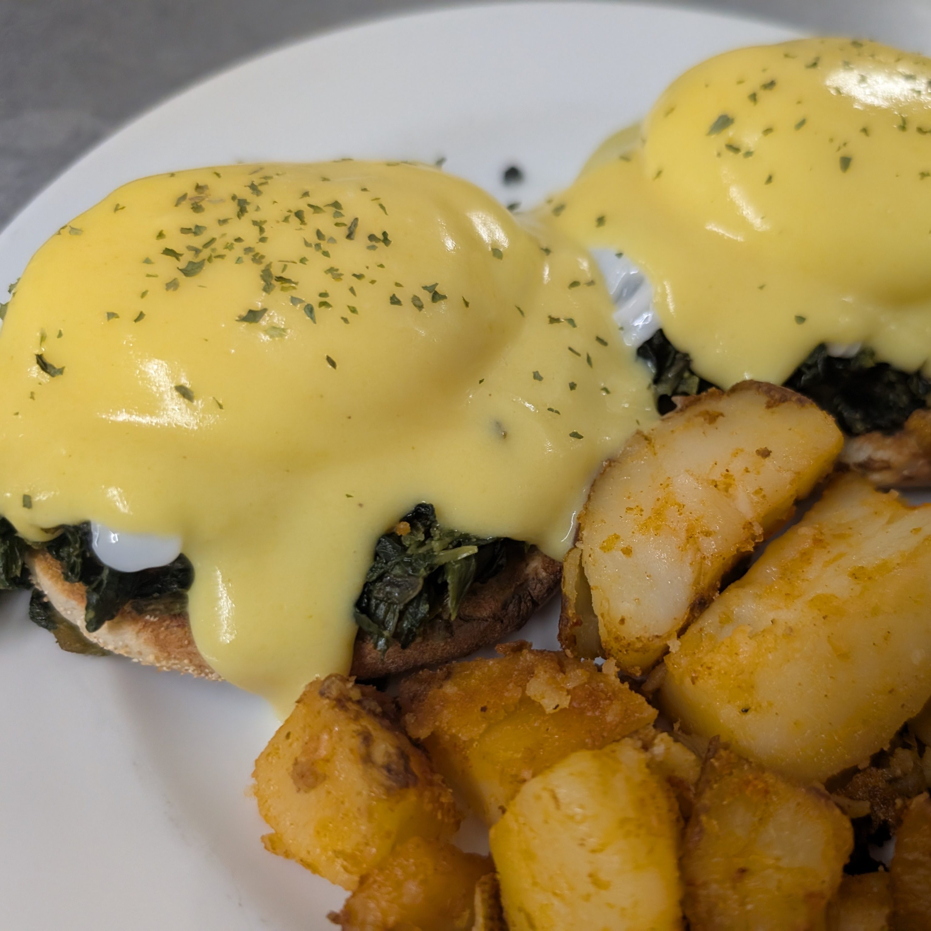 Egg Florentine.