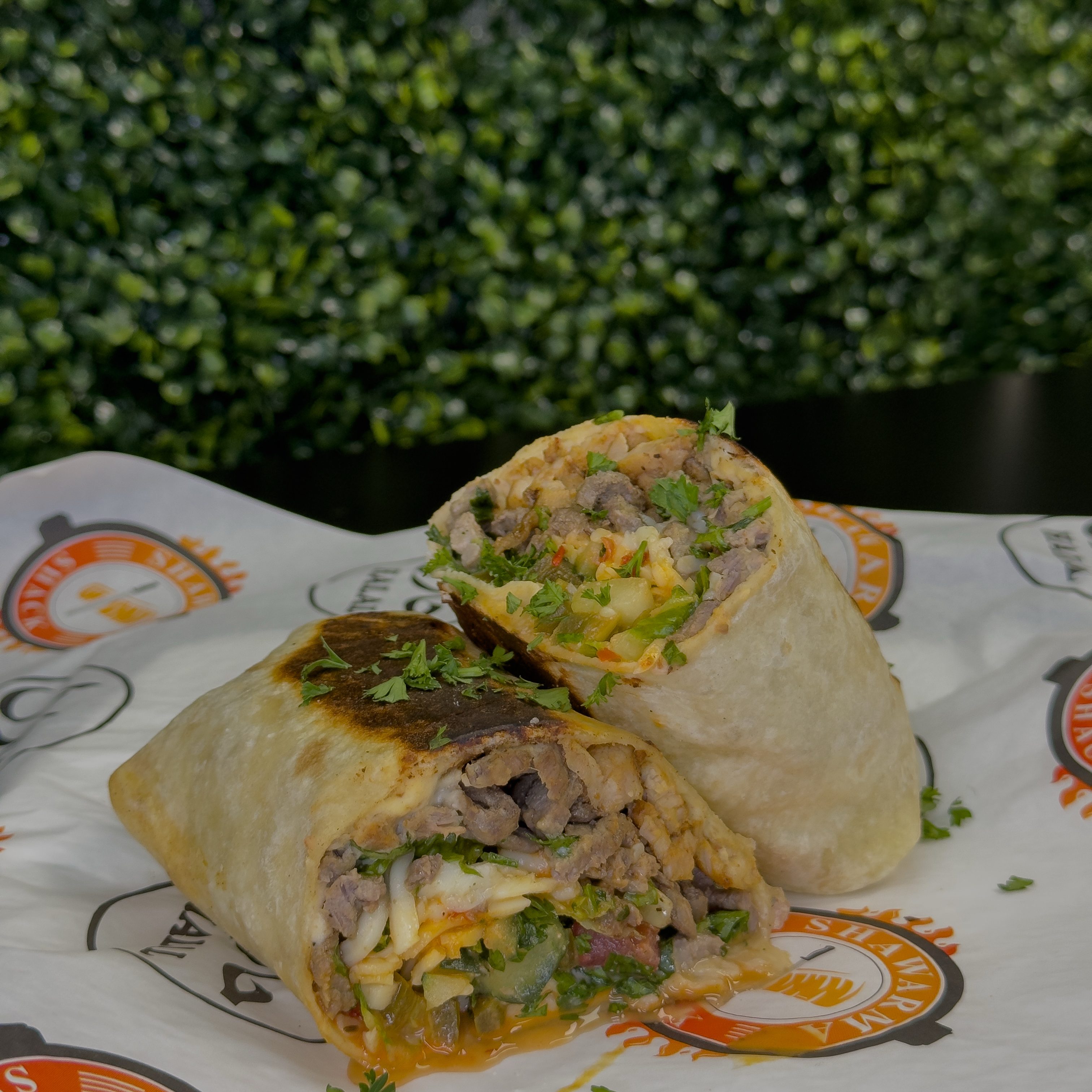 Mixed Shawarma Wrap.