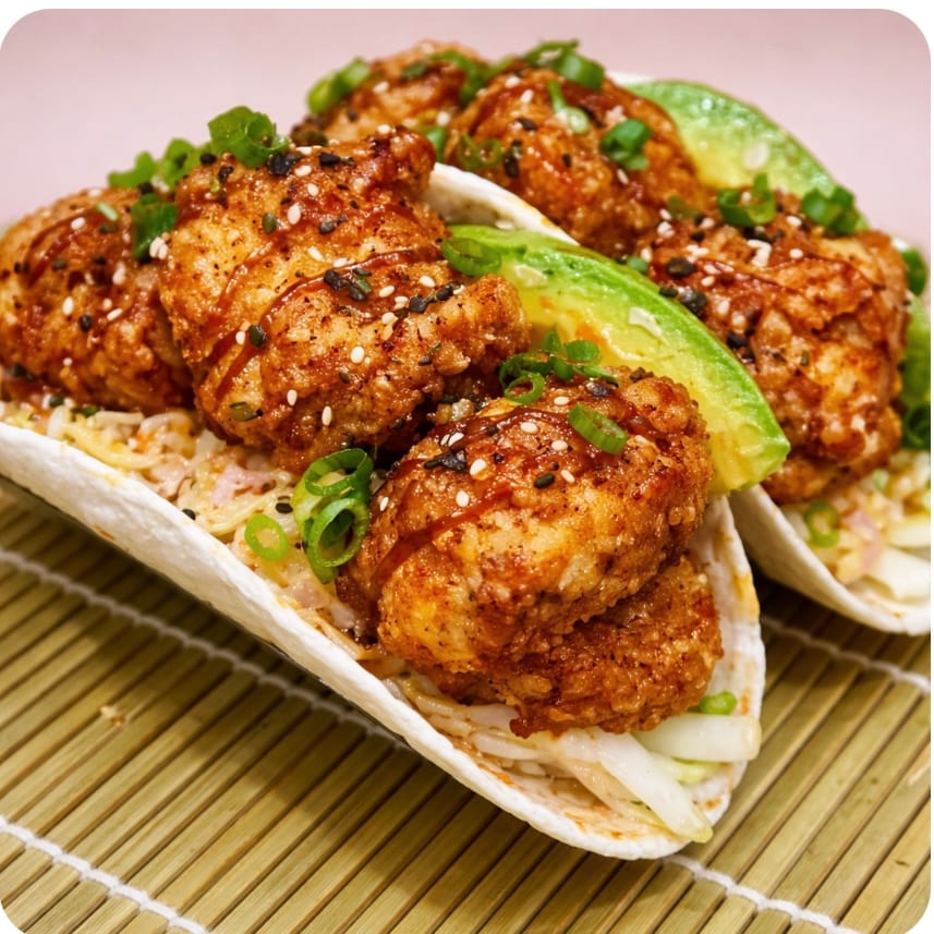 Boom Boom Chicken Taco.