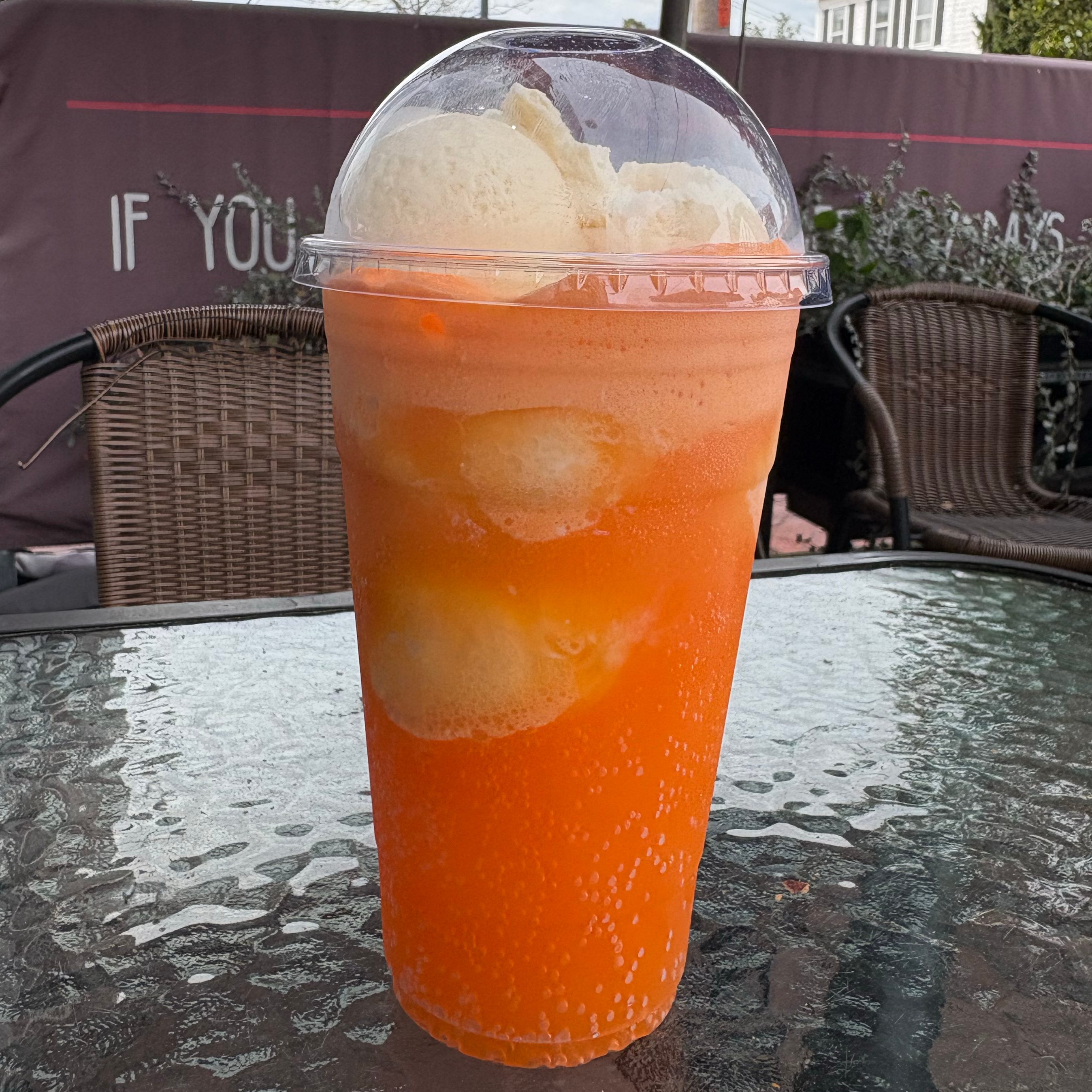 Orange Soda Float.