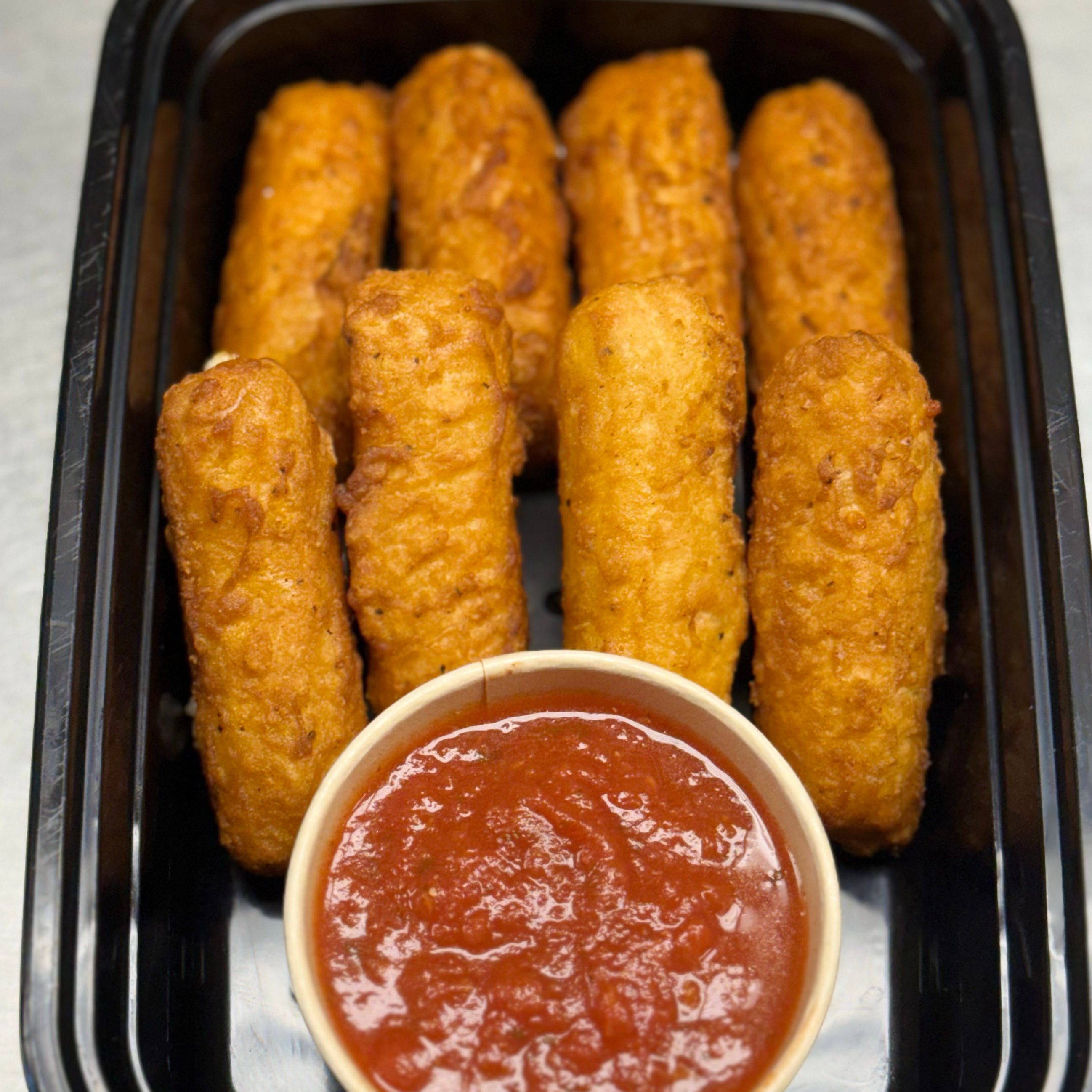 Mozzarella sticks.