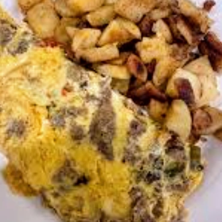 Philly Cheese Steak Omelet.