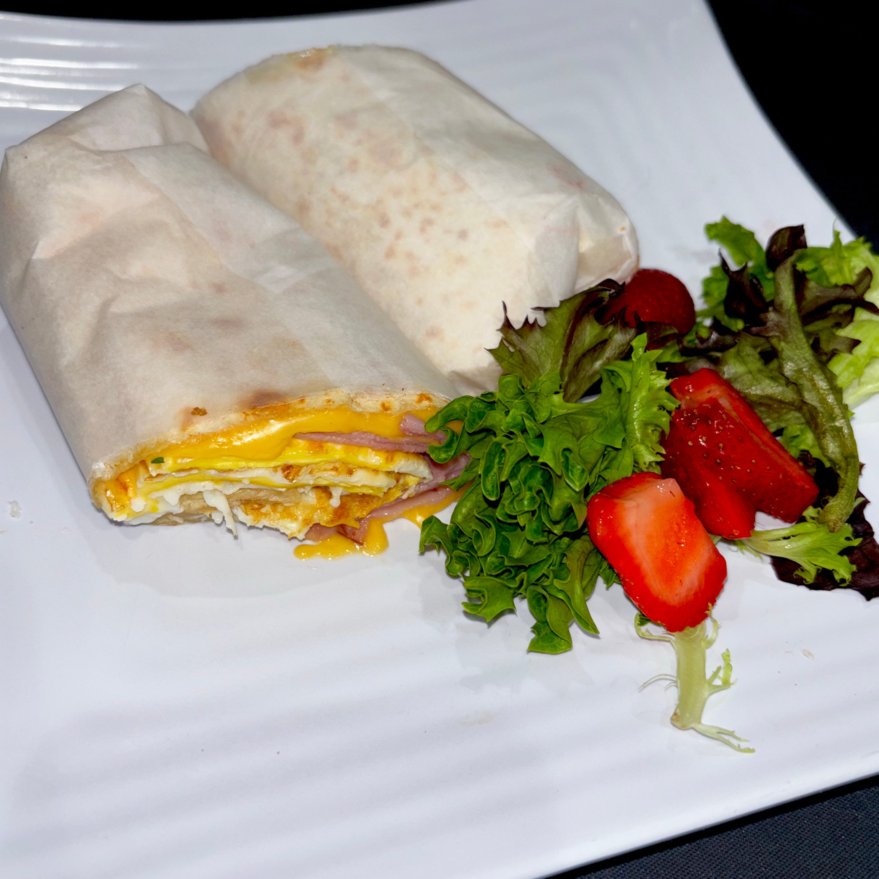 Ham, Egg & Cheese Wrap.