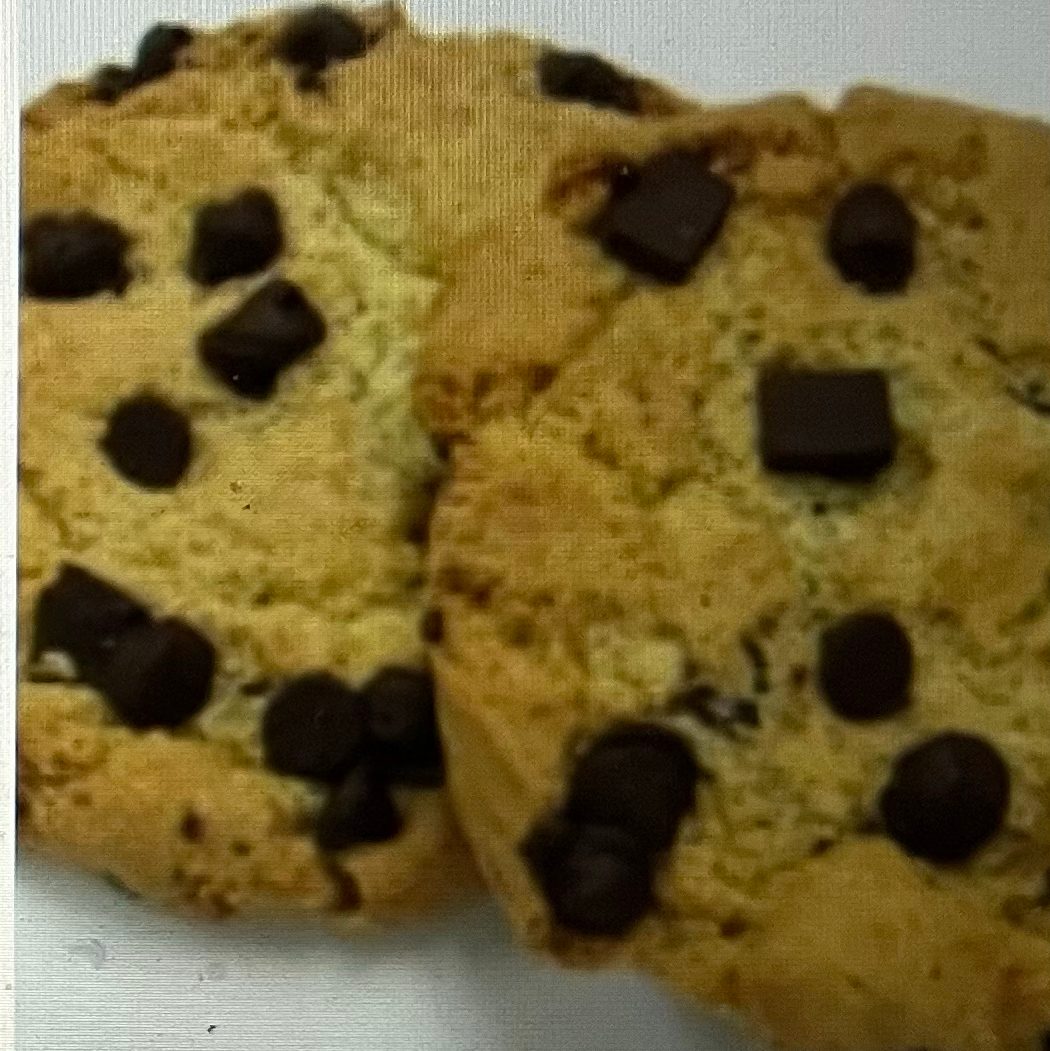 Homemade Large Chocolate Chip Cookie.