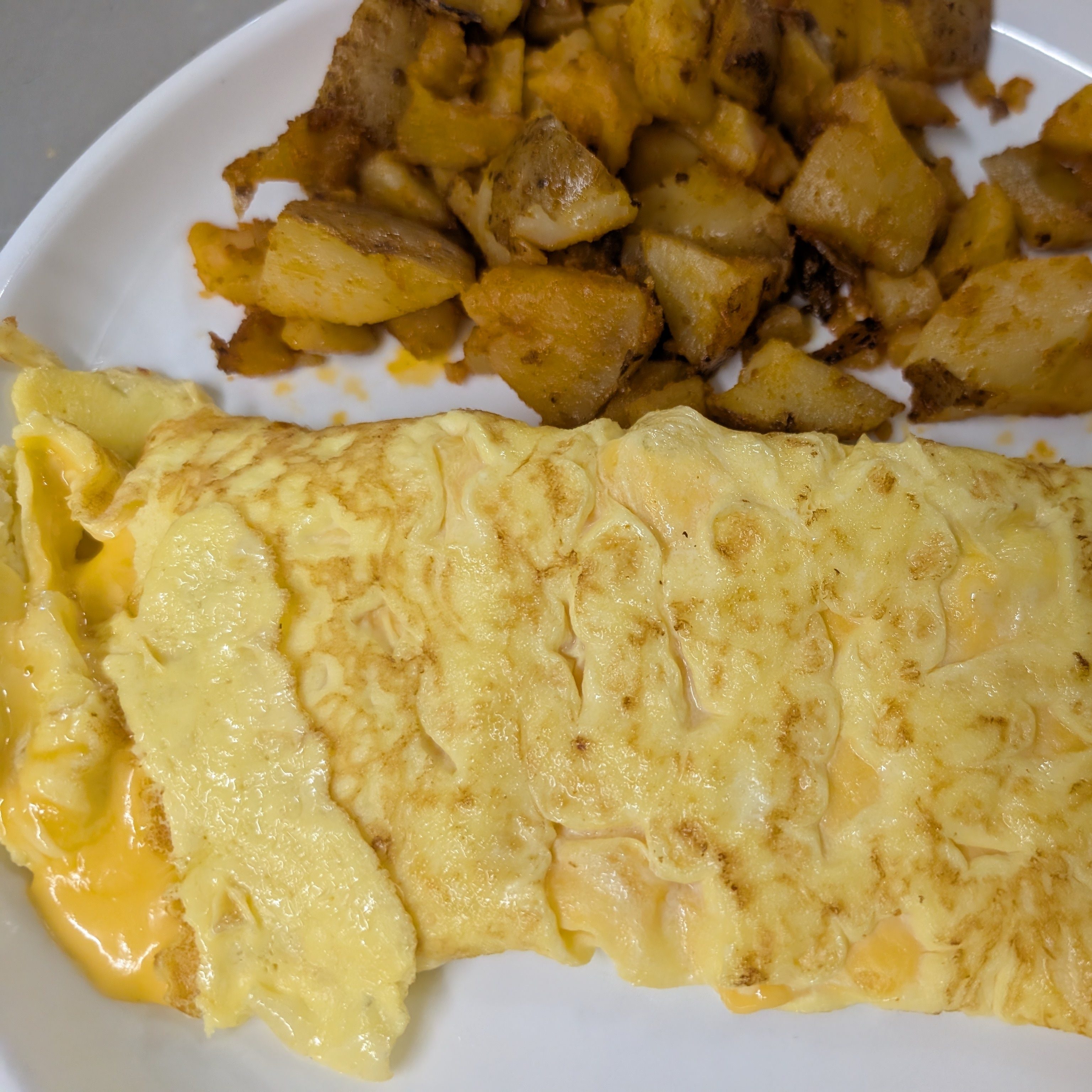 Three Cheese Omelette.