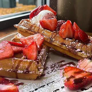 “The” Strawberry Waffle