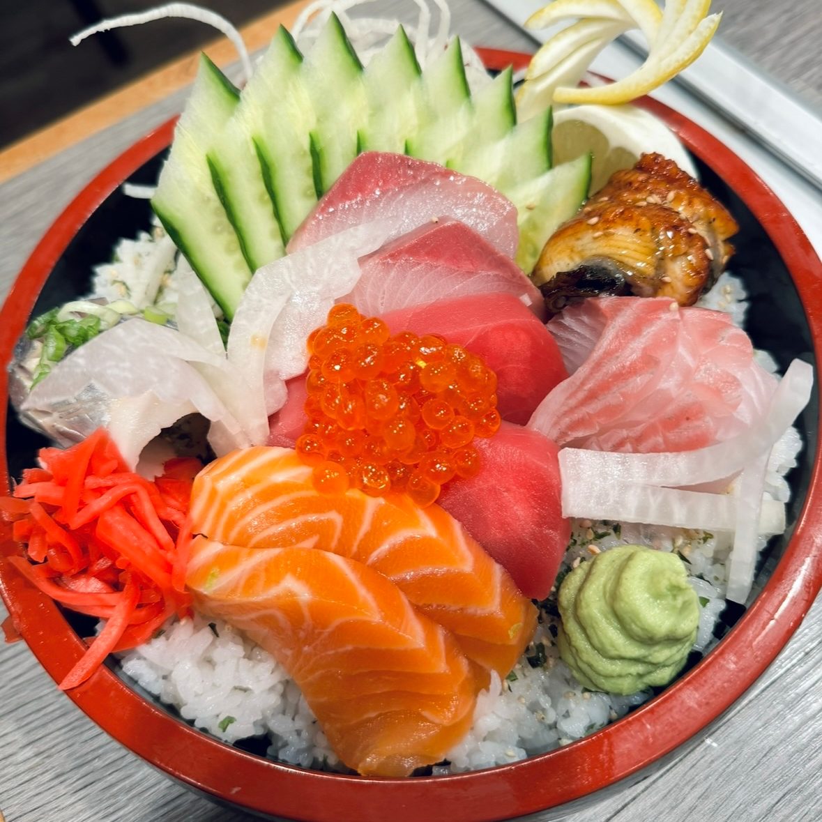 Chirashi Sushi.