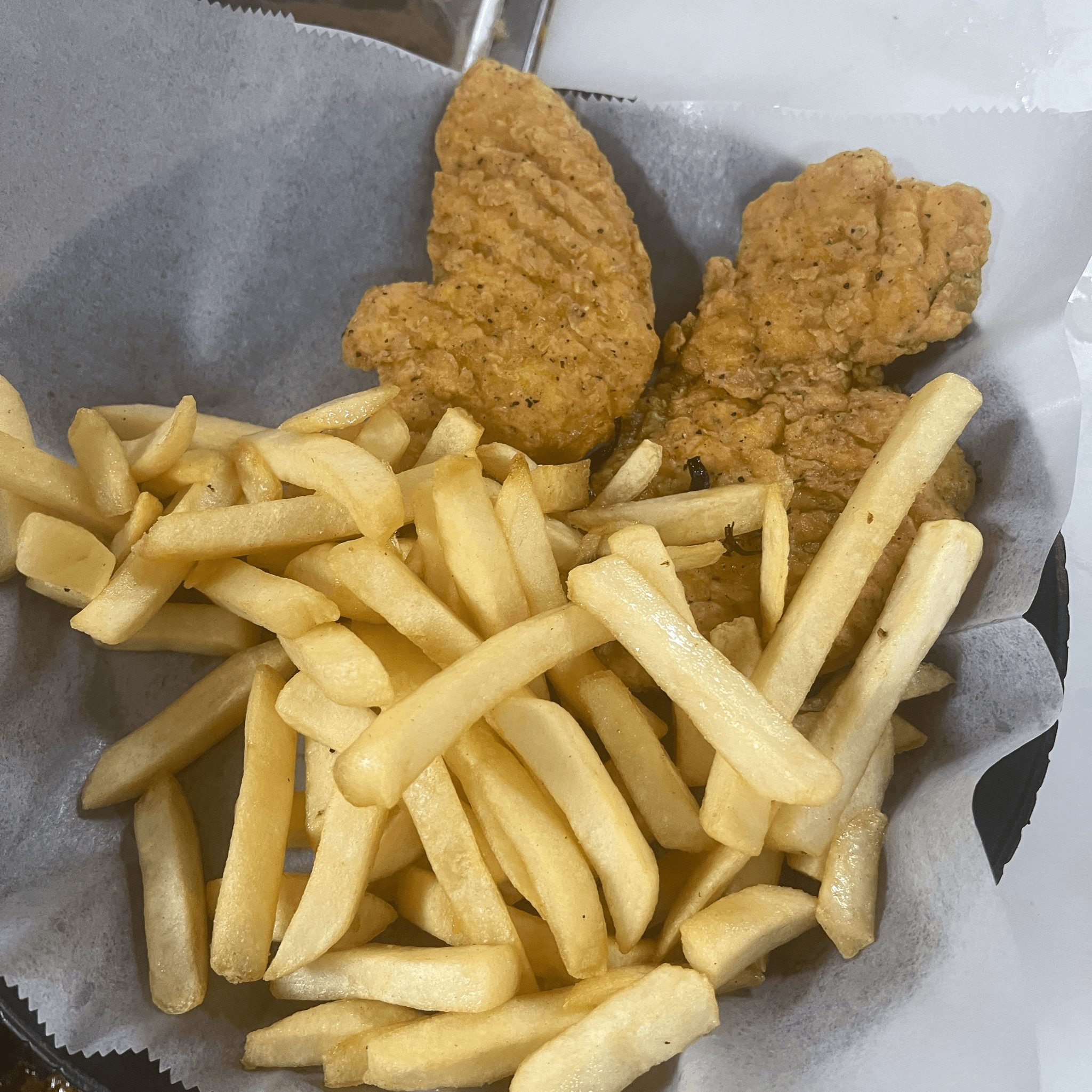 Chicken Strips & Fries.