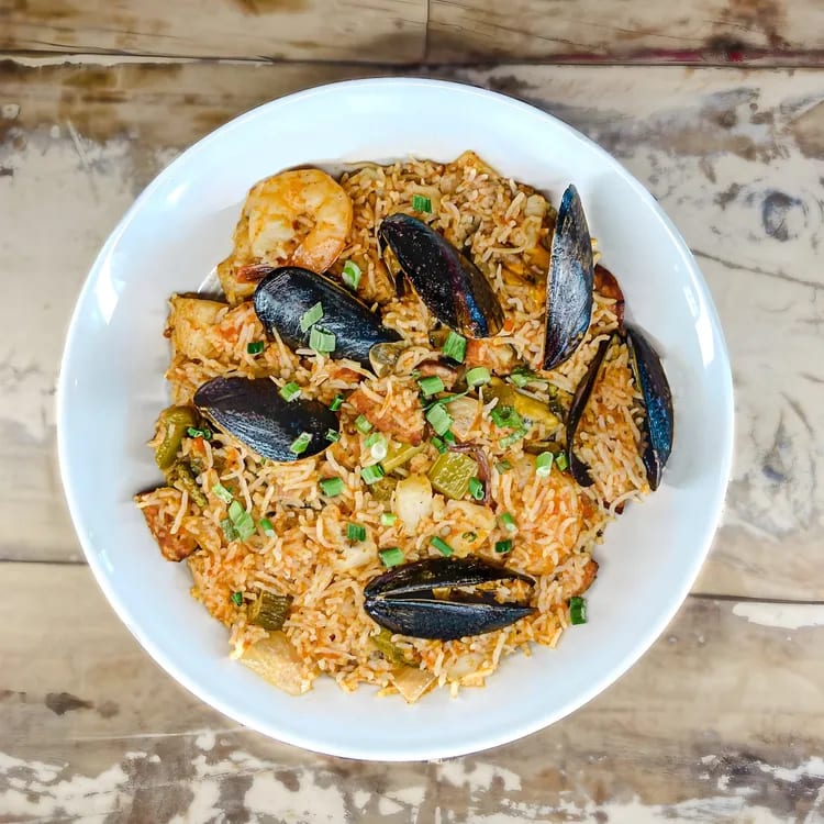 Seafood Jambalaya.