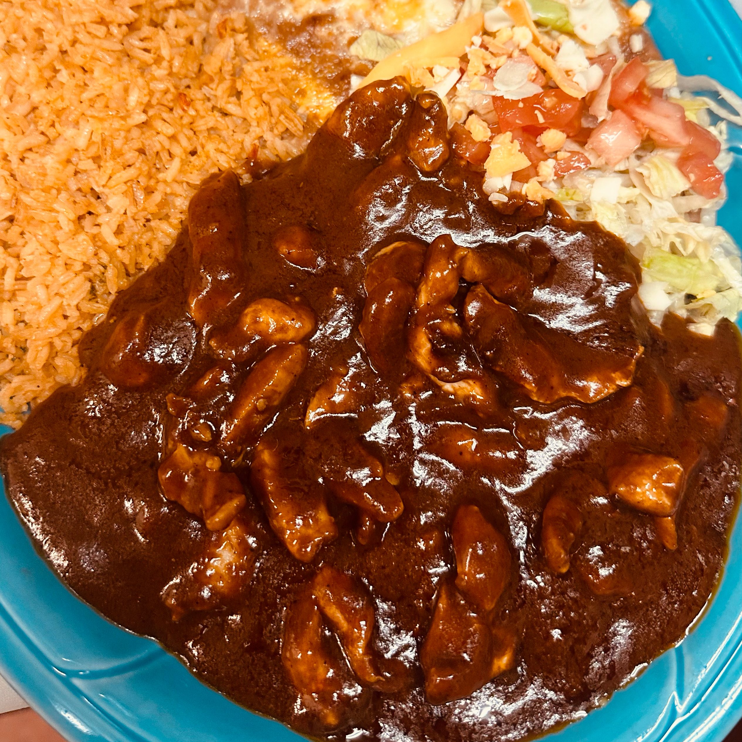 Pollo en Mole.