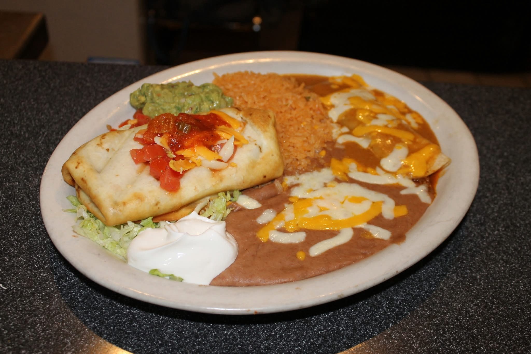 # 7 Deluxe Chimichanga.
