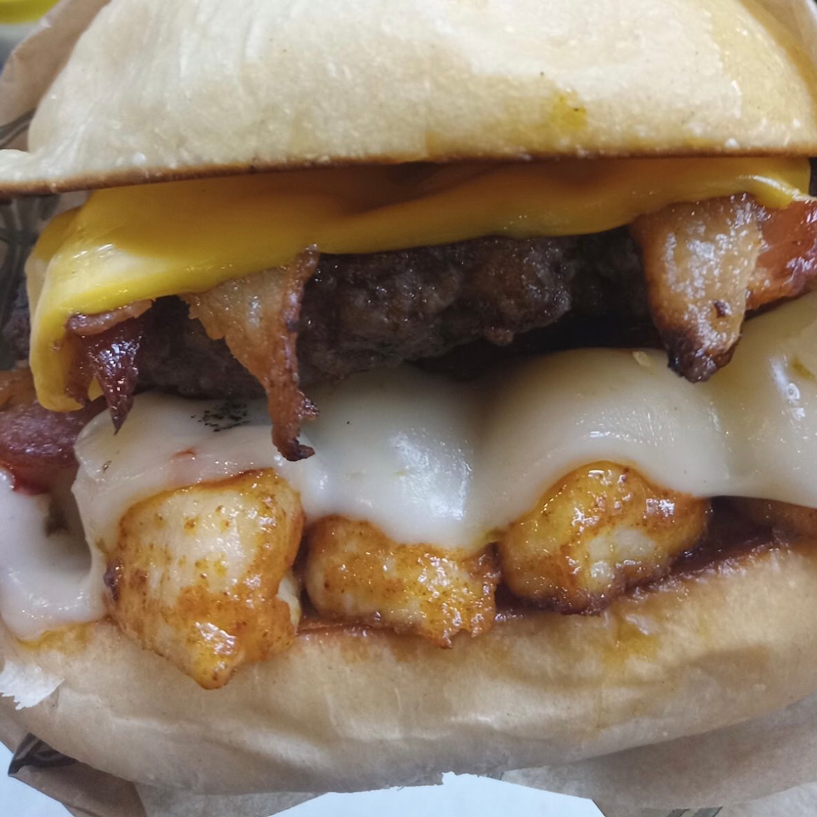 Spicy Meat Lover's Burger.