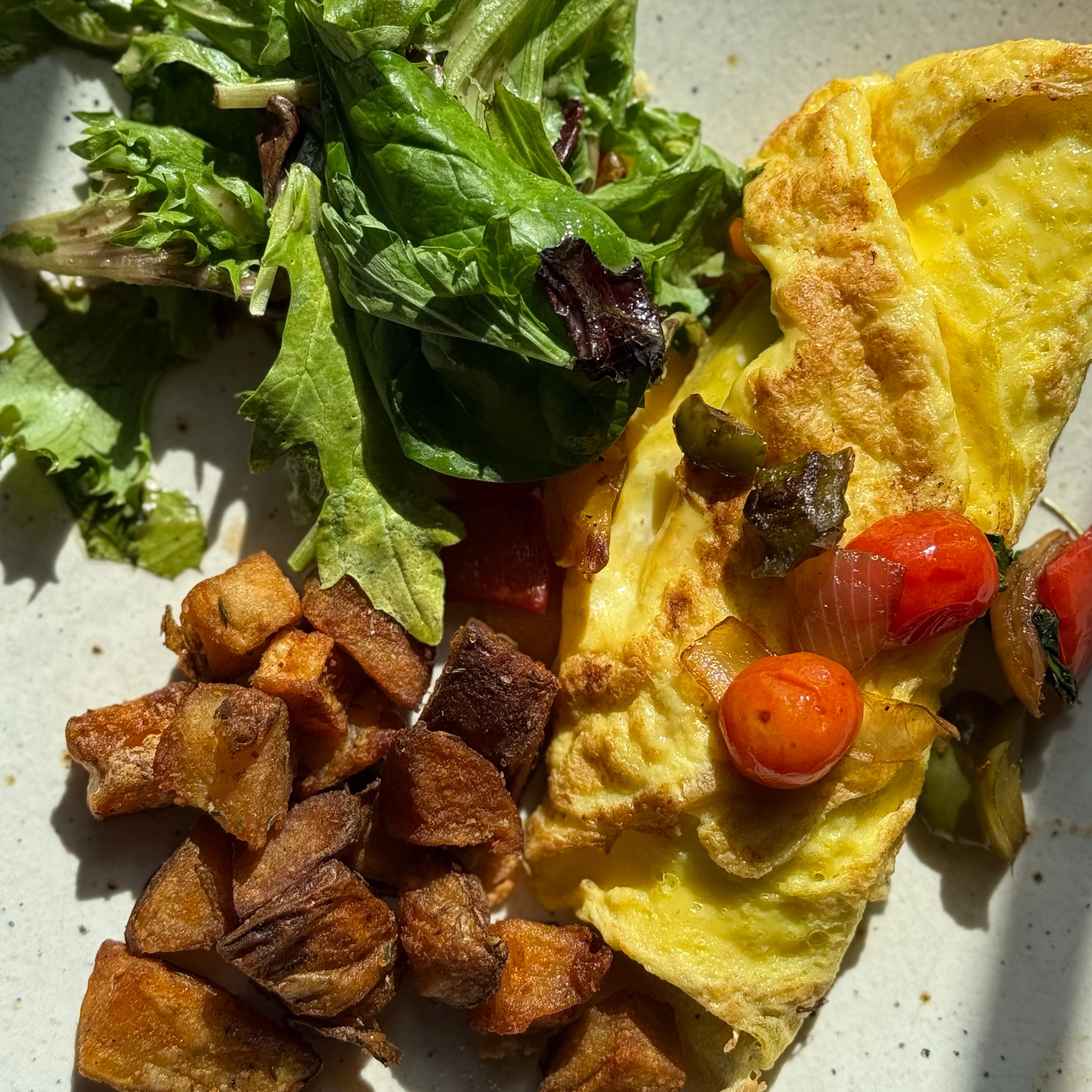 Veggie & Cheese Omelet.