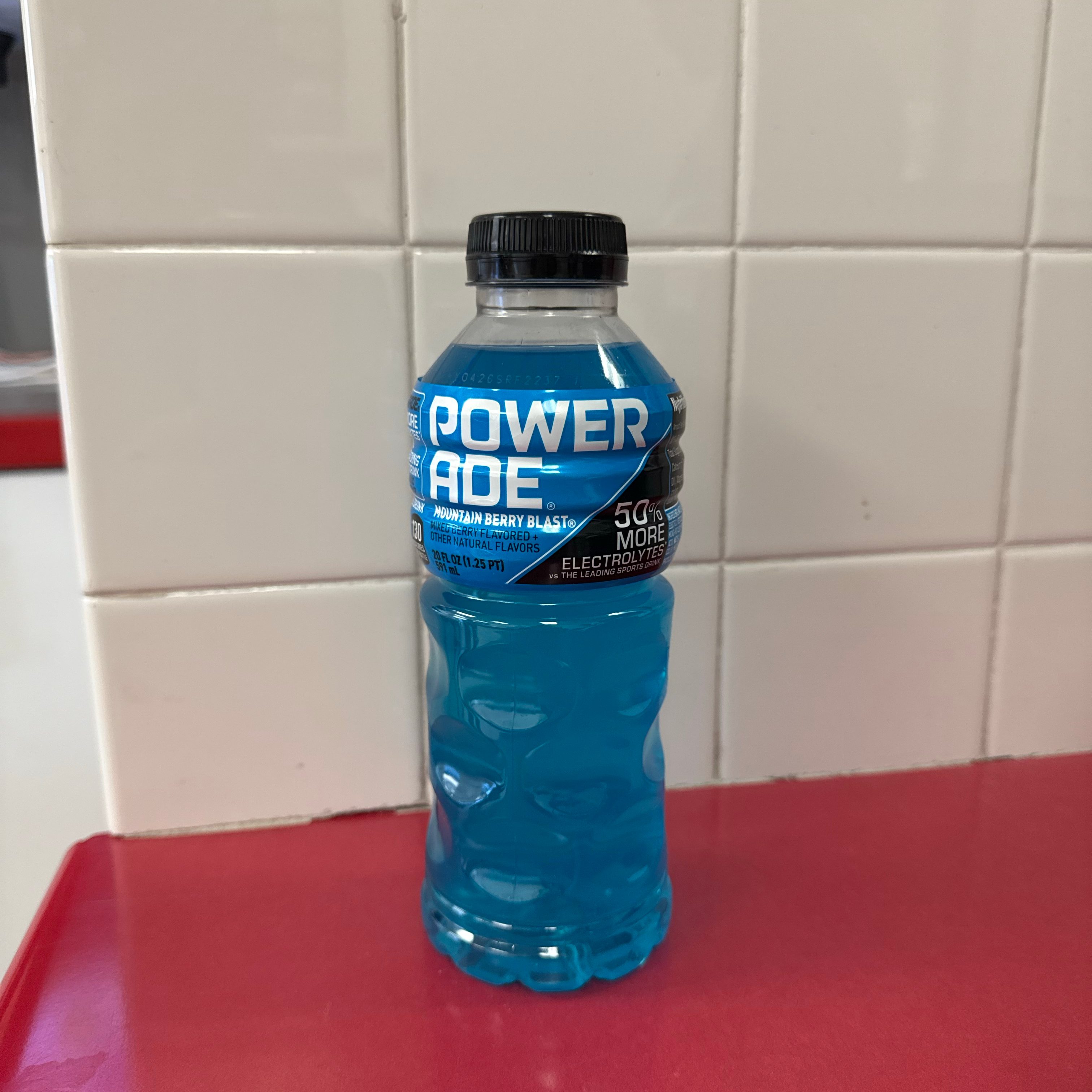 Blue Powerade.