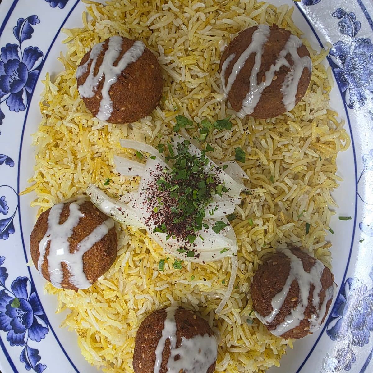 Falafel Platter.