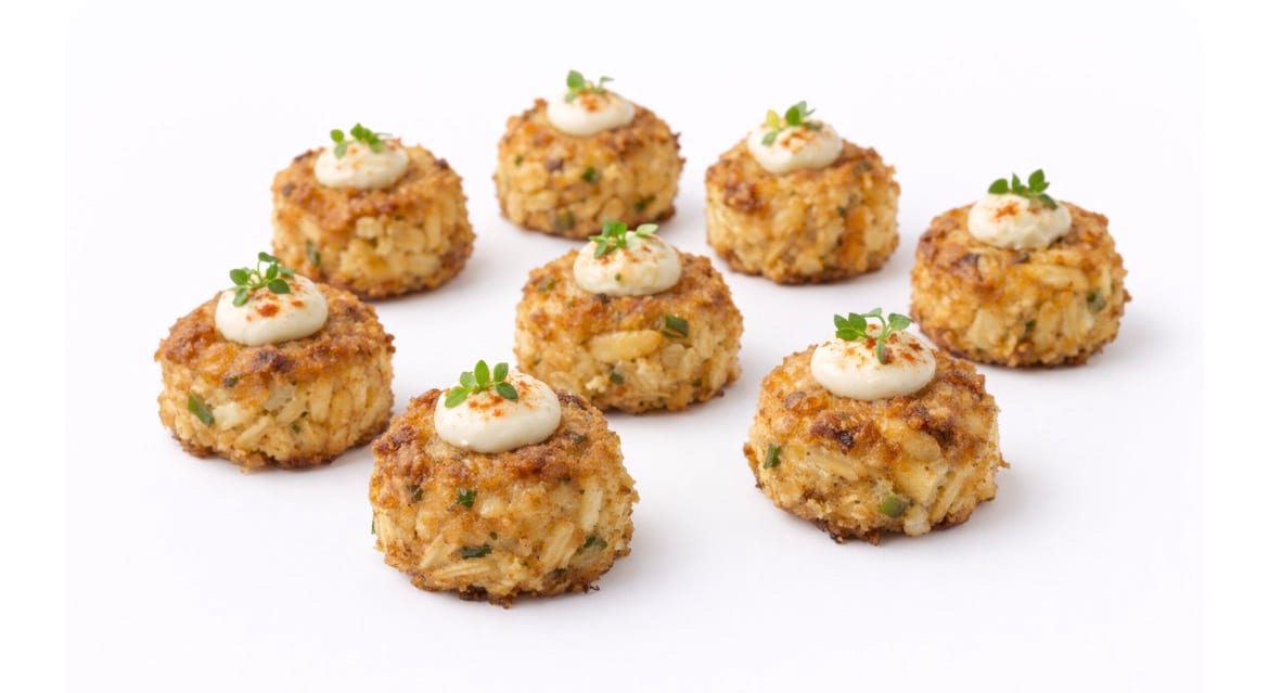 Mini Crab Cakes.