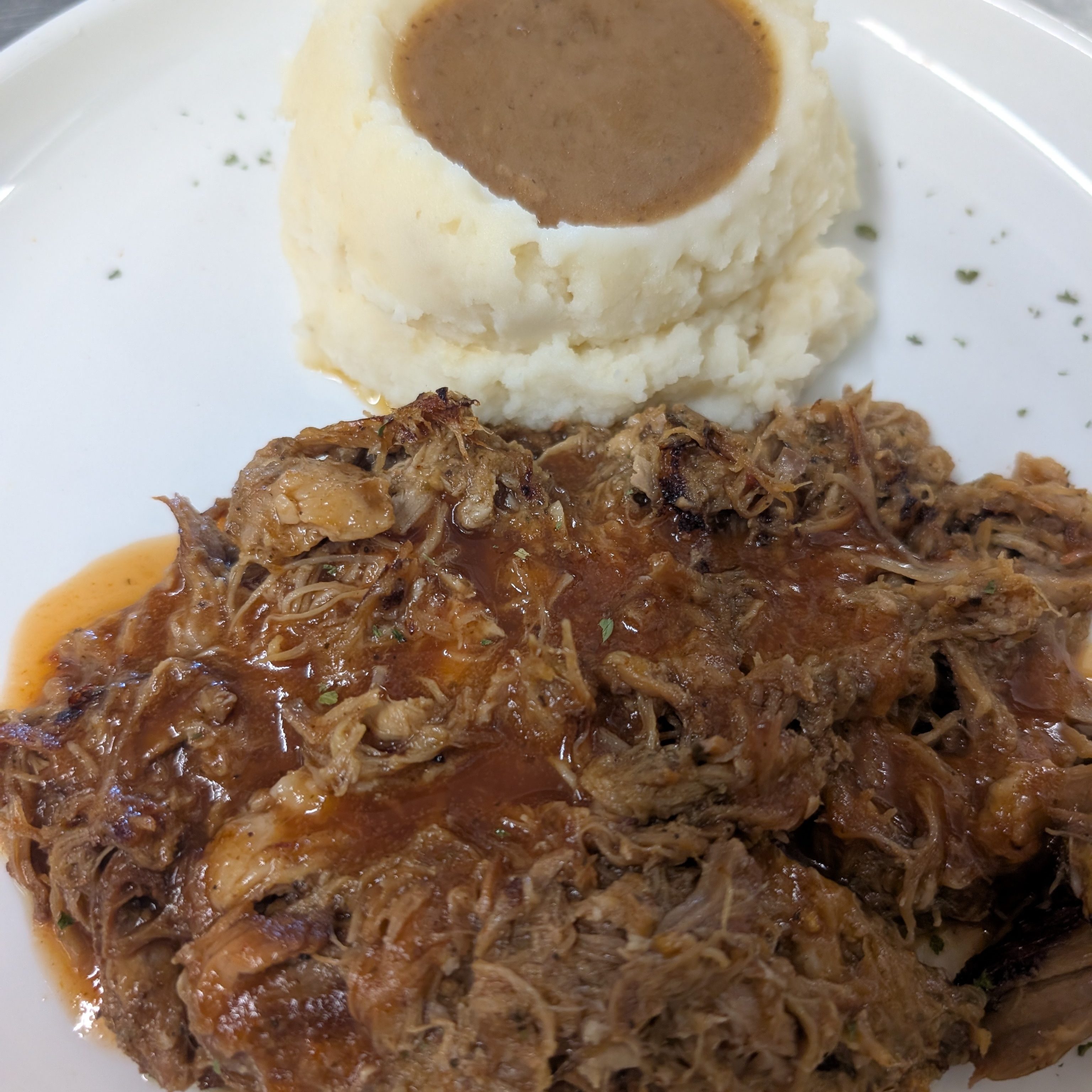 Pulled Pork Dinner.