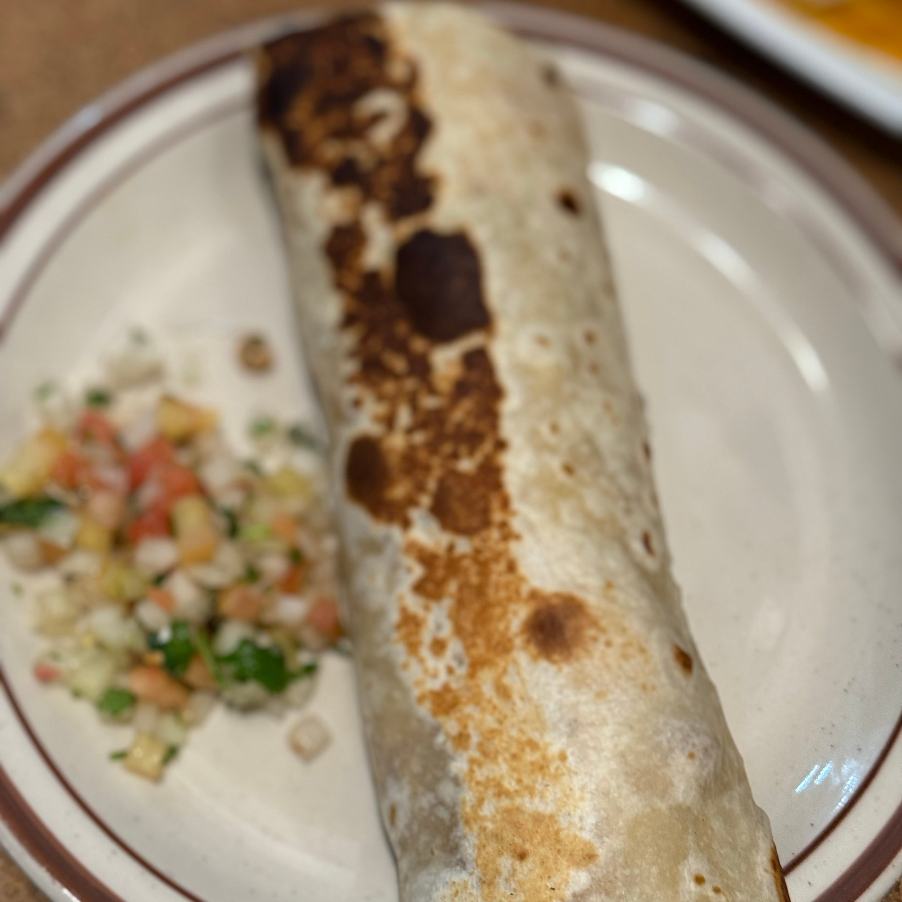 Bacon and Egg Burrito.