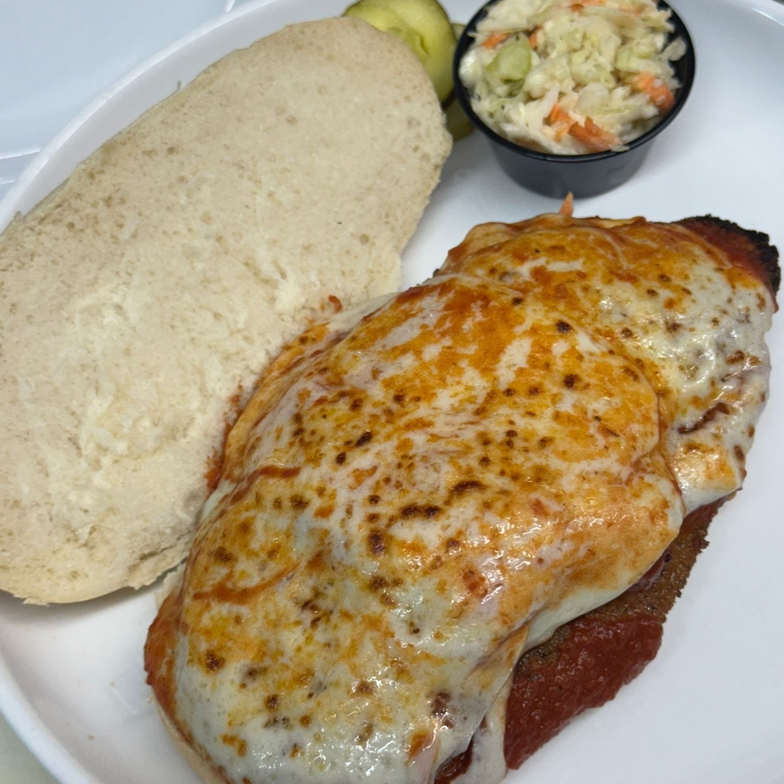 Chicken Parmigiana Sandwich.