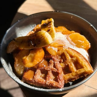 Brown Butter Sage & Pear Waffle