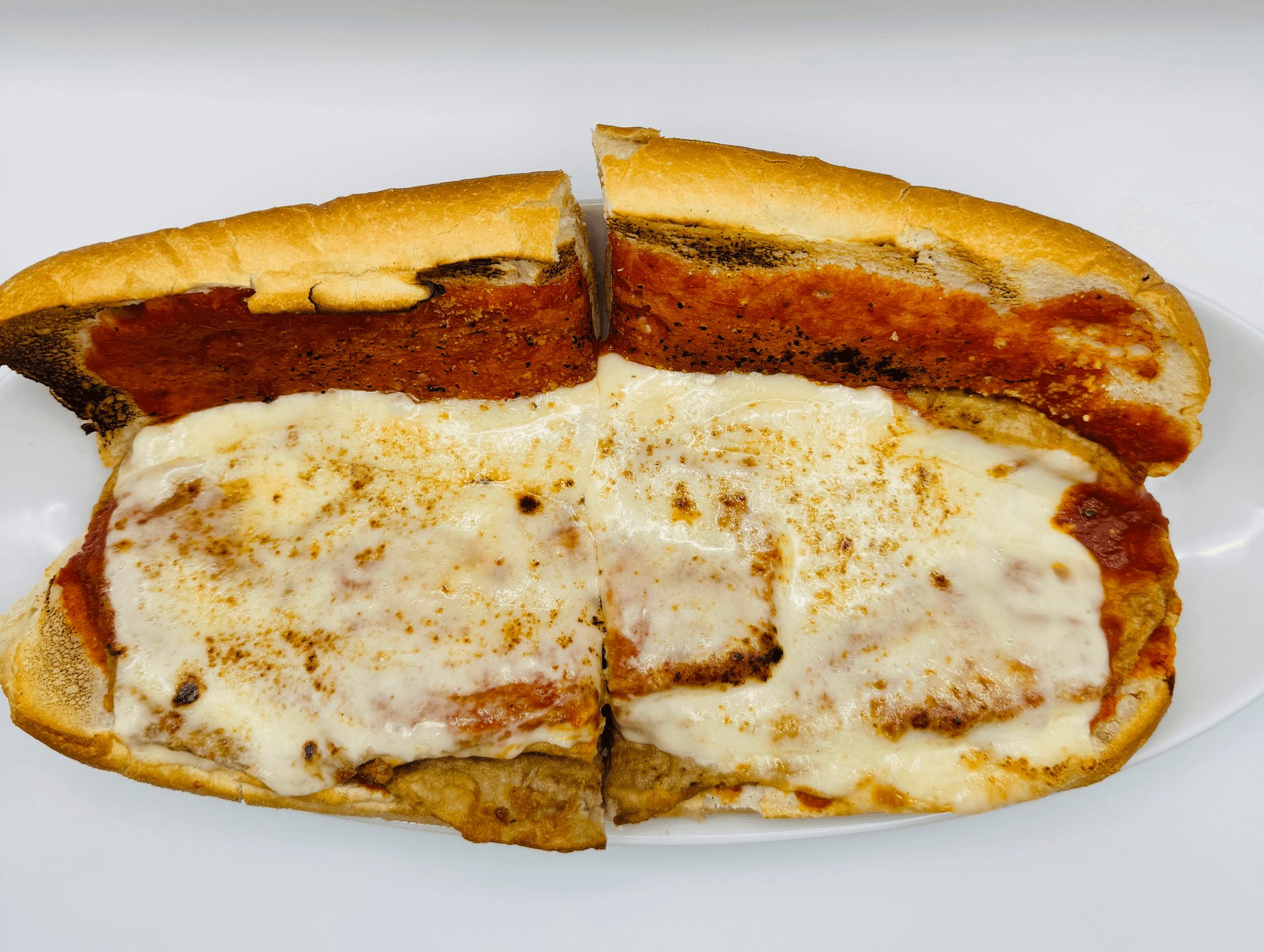 Eggplant Parmesan Hero.