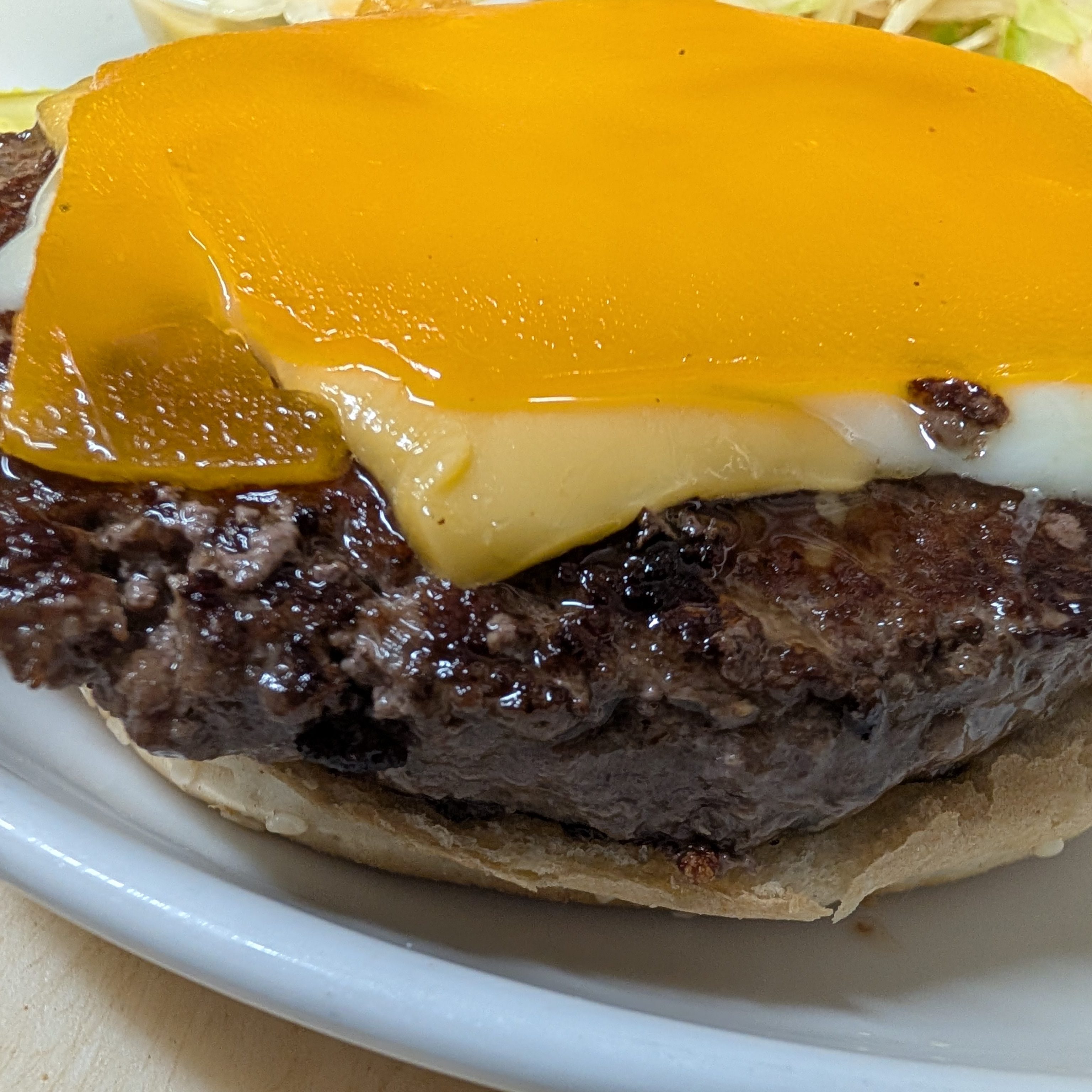 Three Cheeses  Burger.