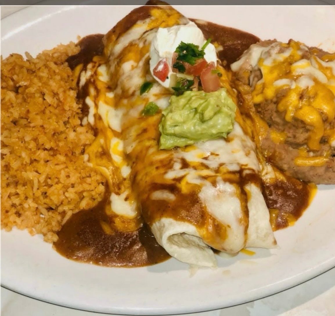 Original Macho Burrito.