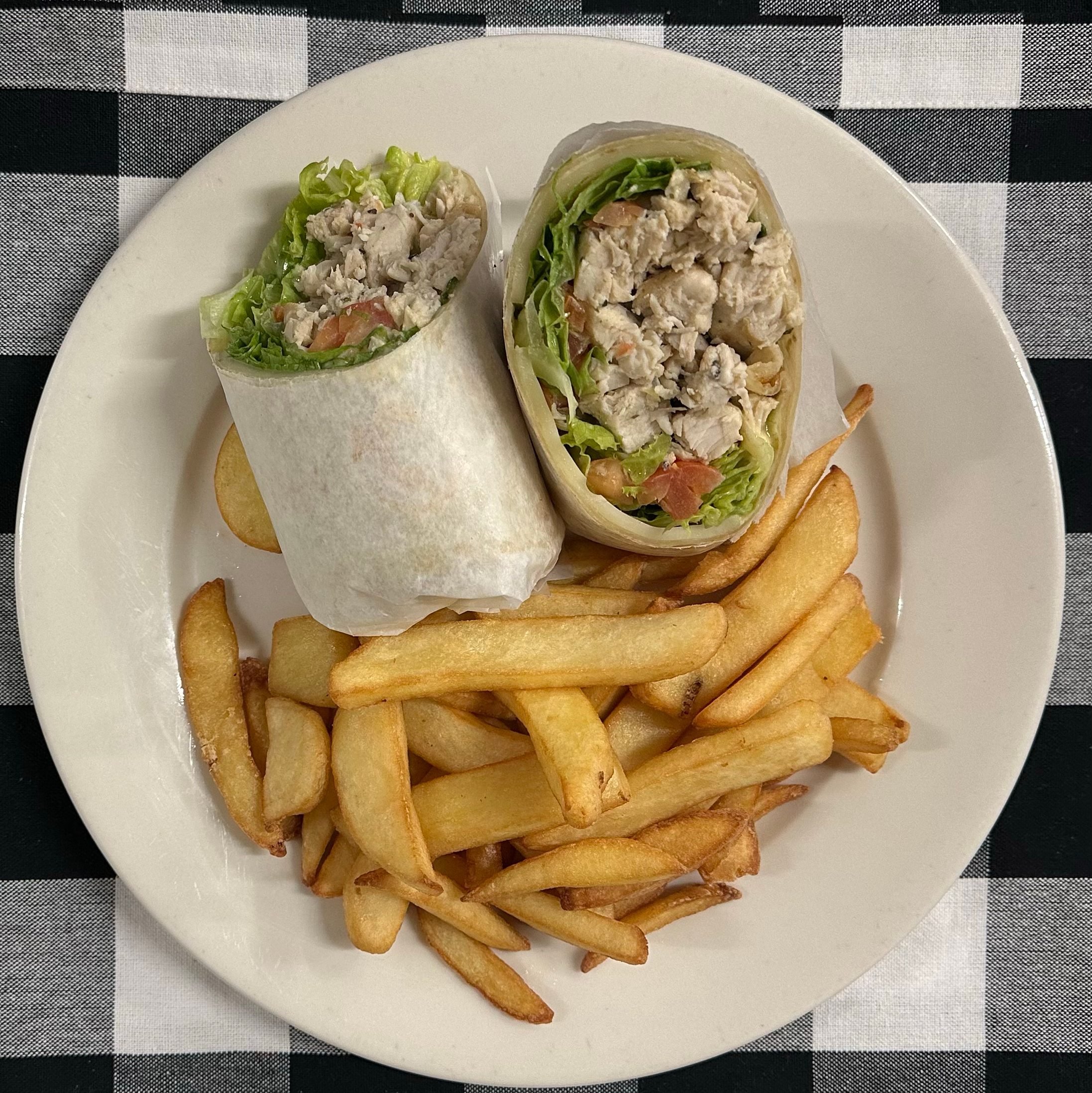 Chicken Caesar Wrap.