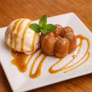 Churro Cake A la Mode