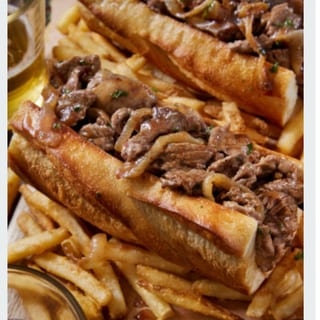 Prime Rib Sandwich with Au Jus