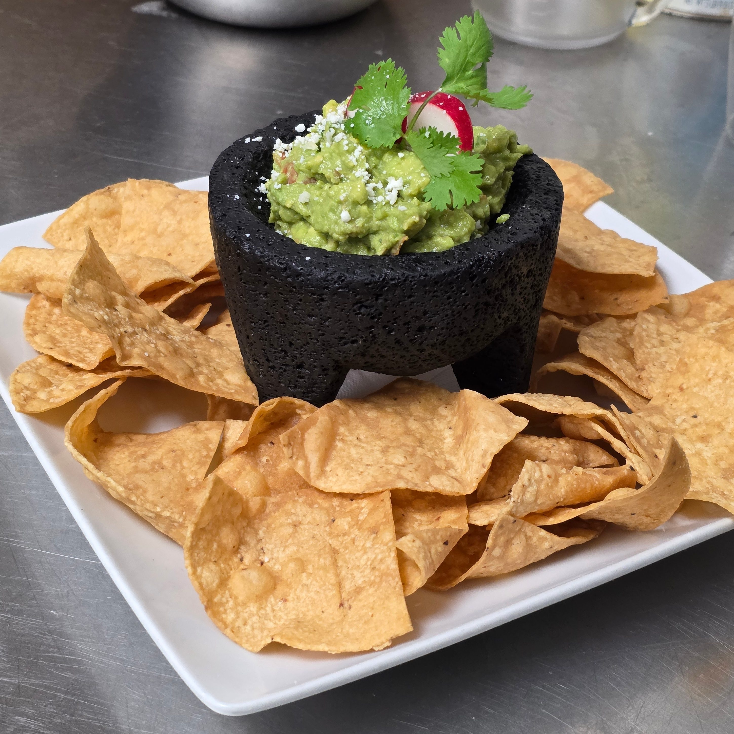 Guacamole and Chips.
