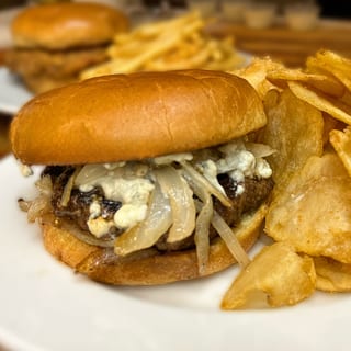 "Blue Devil" Cheeseburger